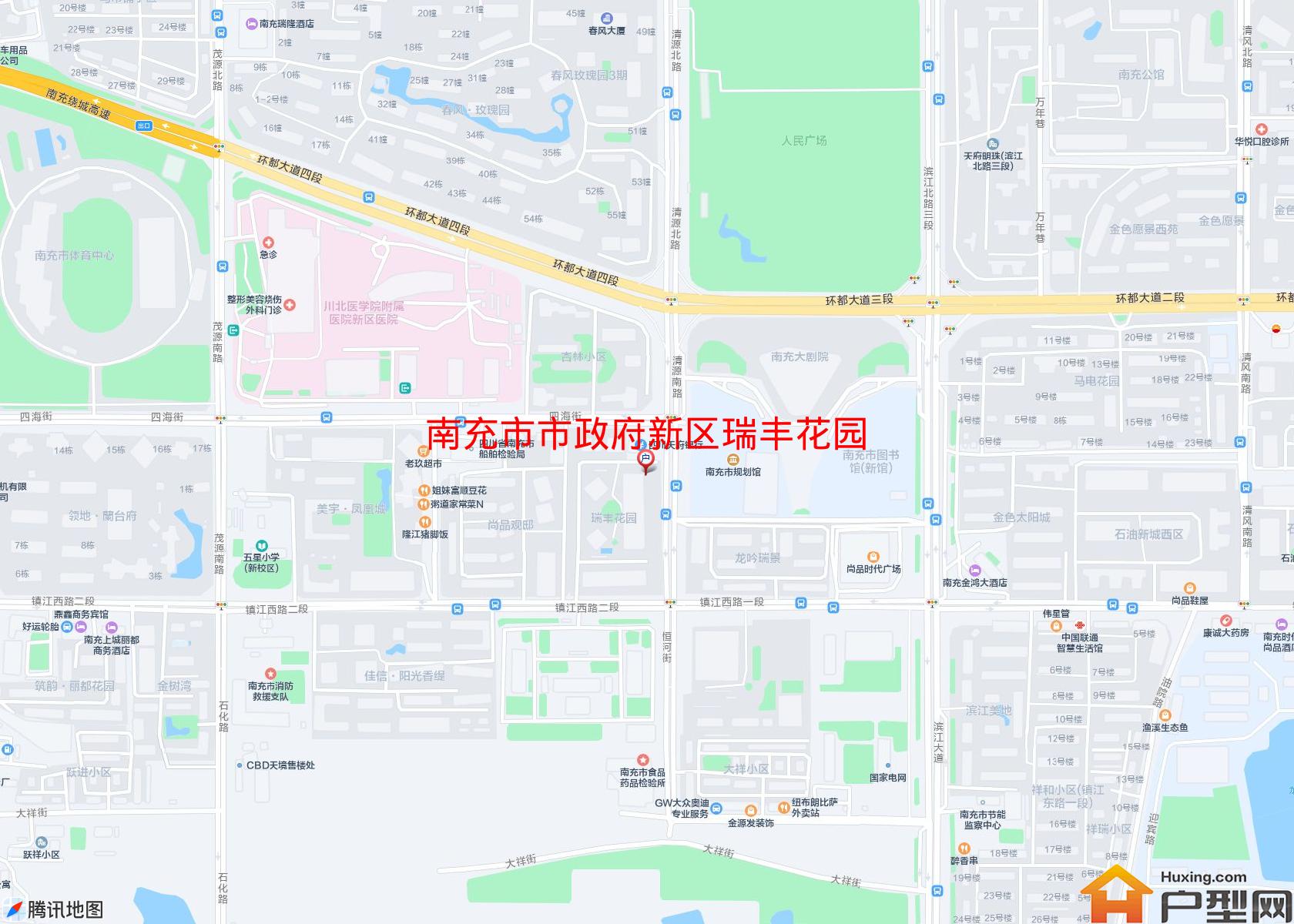 市政府新区瑞丰花园小区 - 户型网