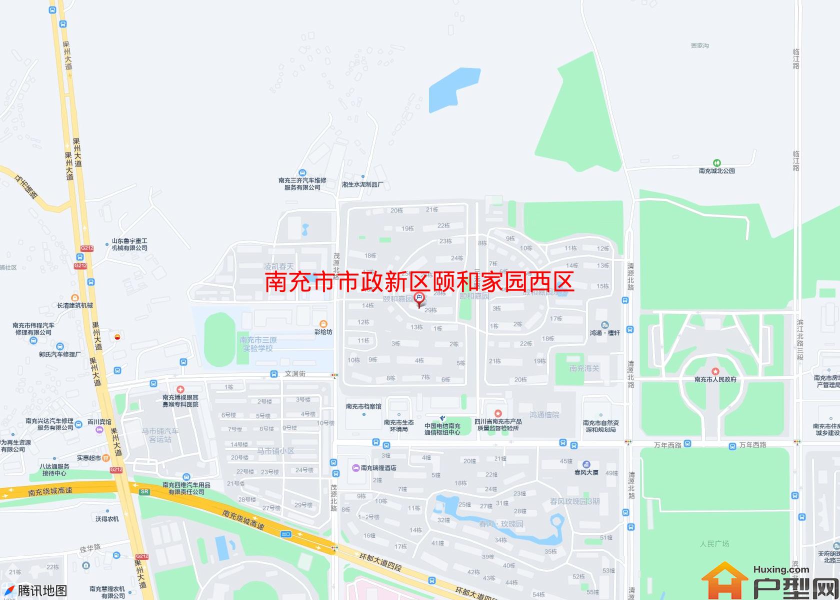 市政新区颐和家园西区小区 - 户型网