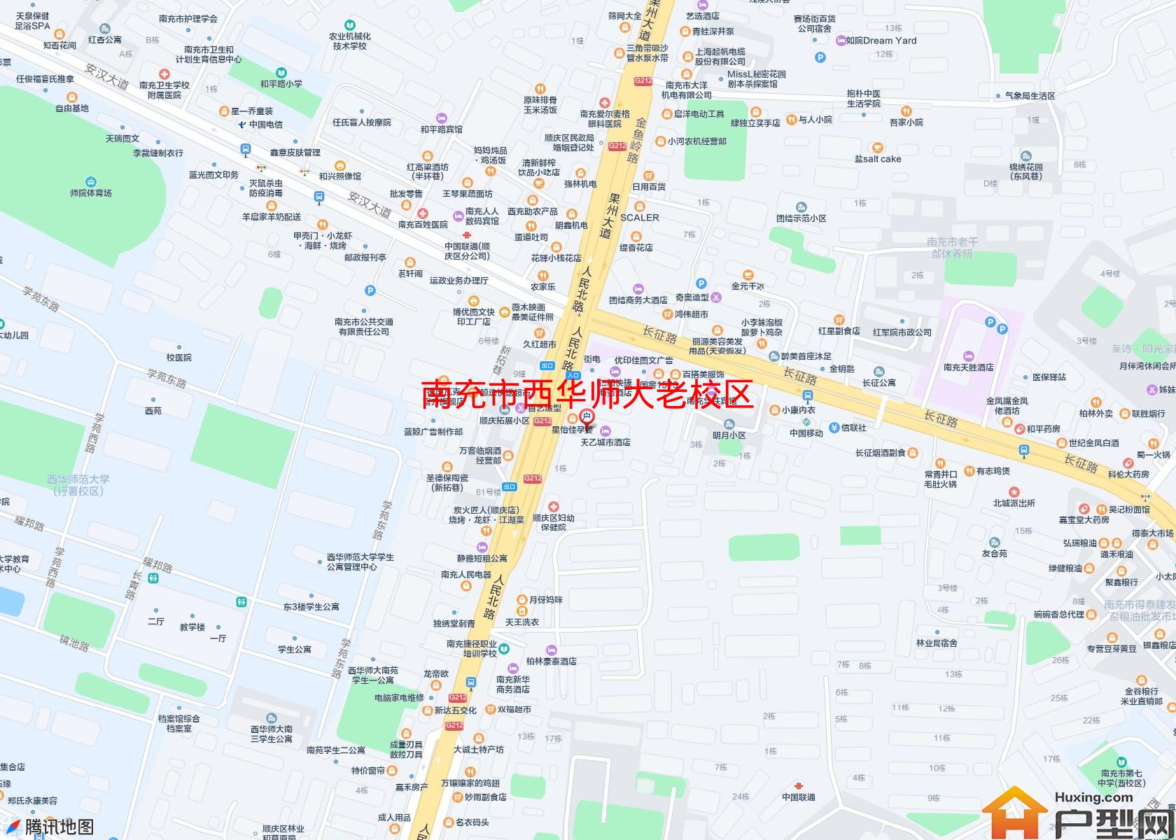 西华师大老校区小区 - 户型网