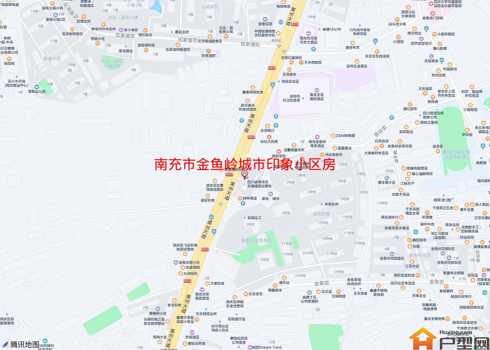 金鱼岭城市印象小区房小区 - 户型网