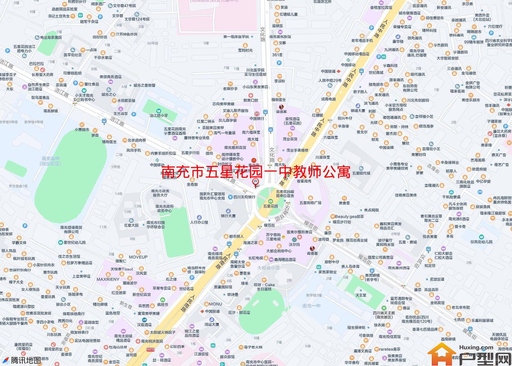五星花园一中教师公寓小区 - 户型网