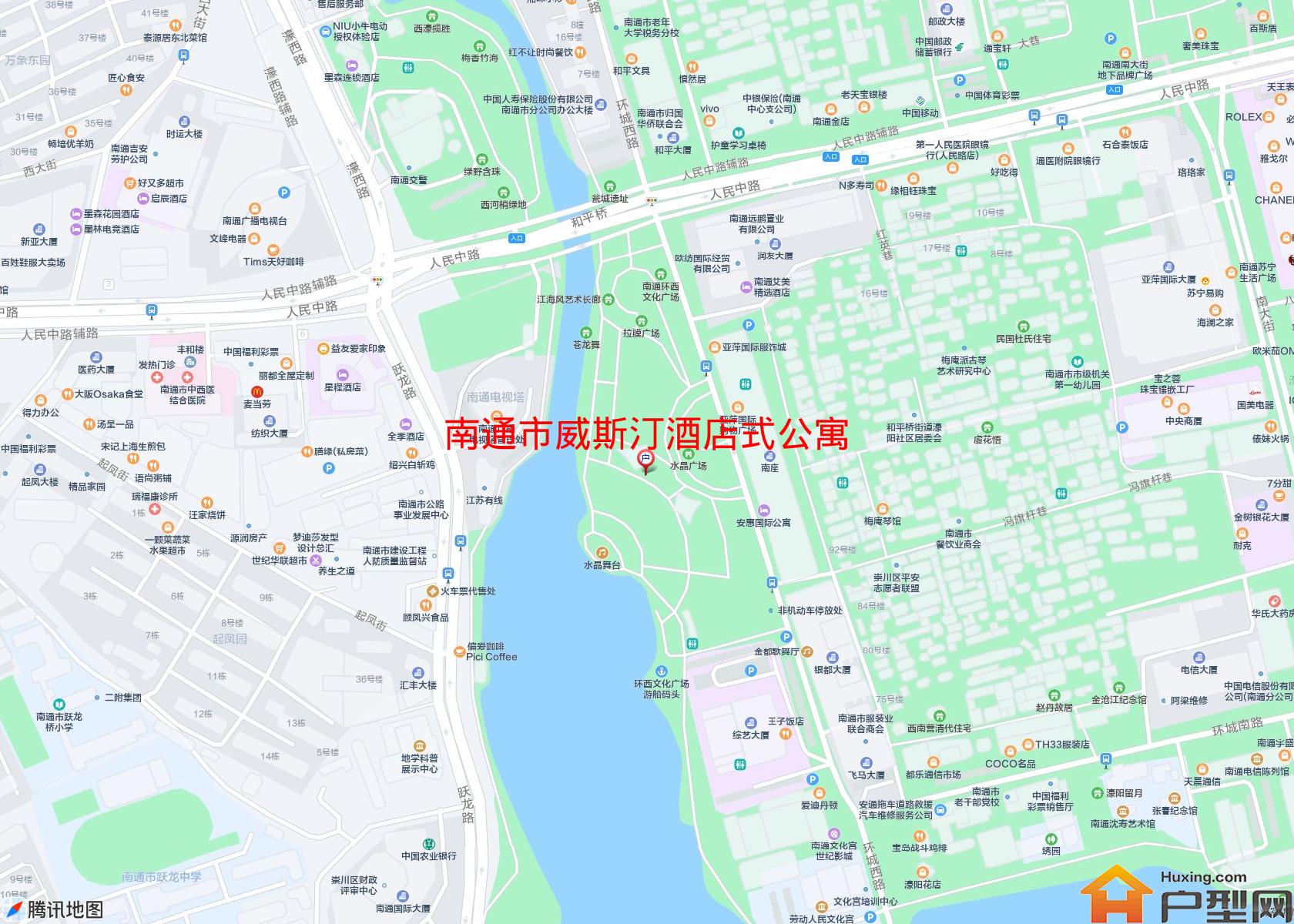 威斯汀酒店式公寓小区 - 户型网