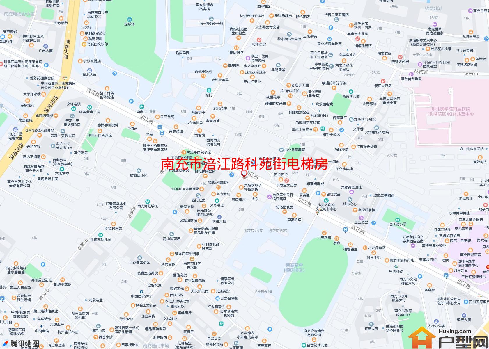 涪江路科苑街电梯房小区 - 户型网