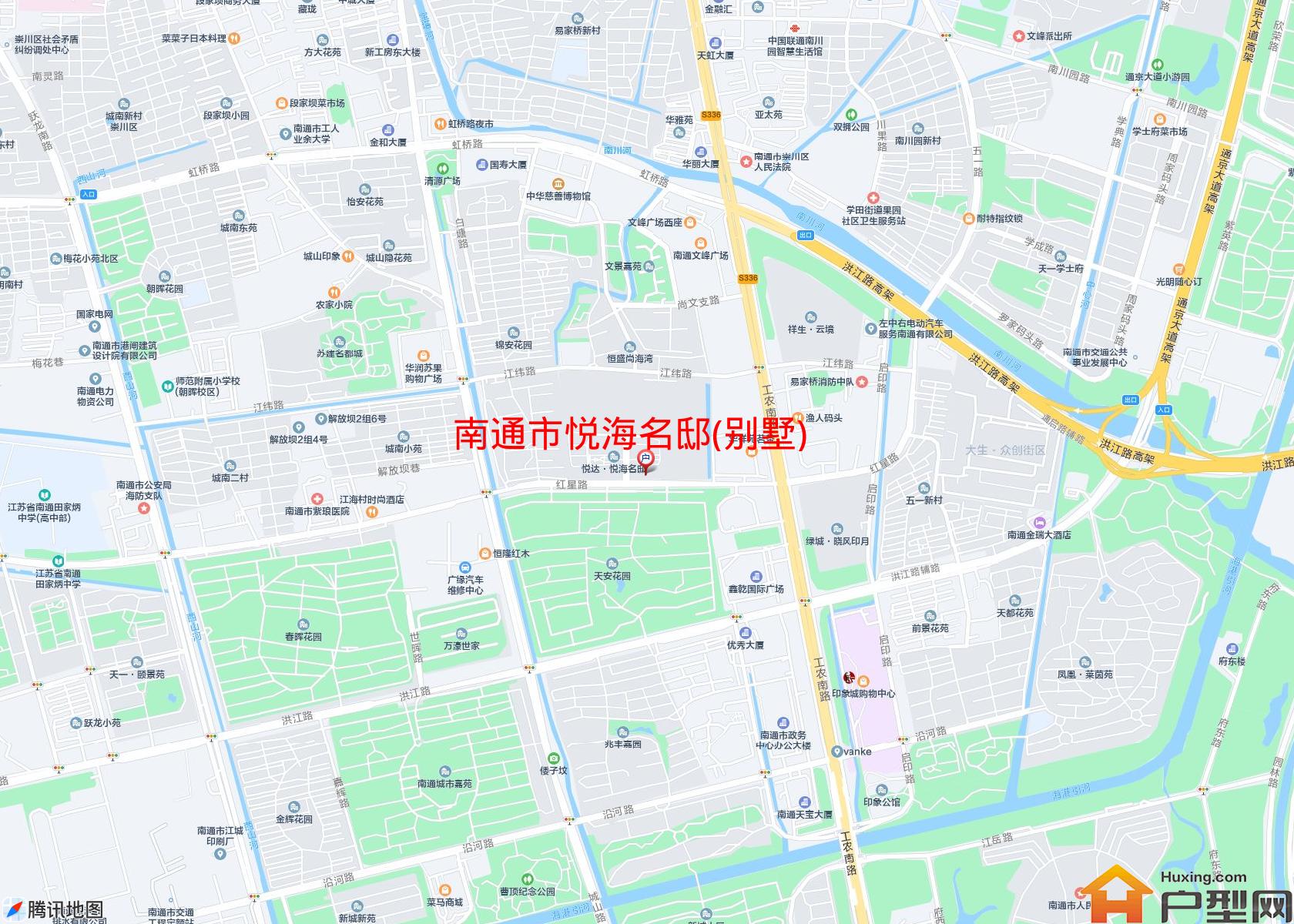 悦海名邸(别墅)小区 - 户型网
