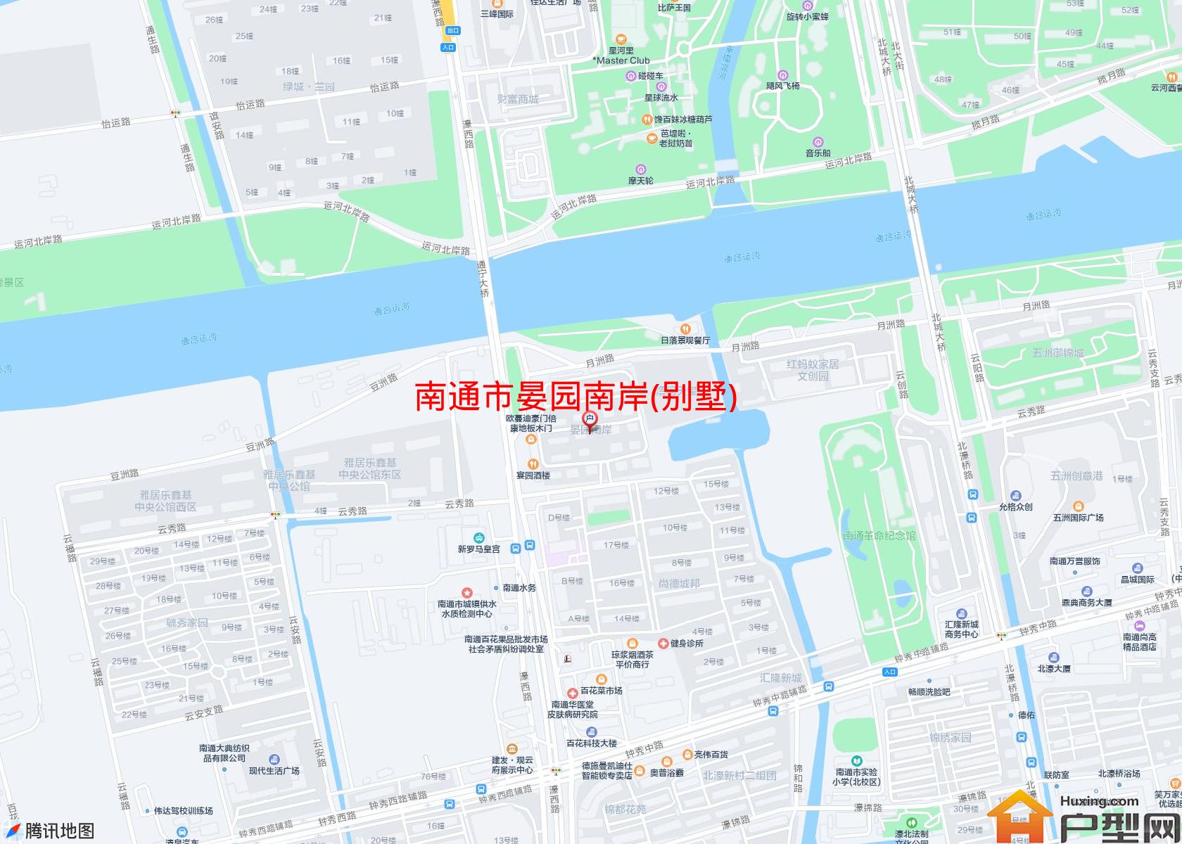 晏园南岸(别墅)小区 - 户型网
