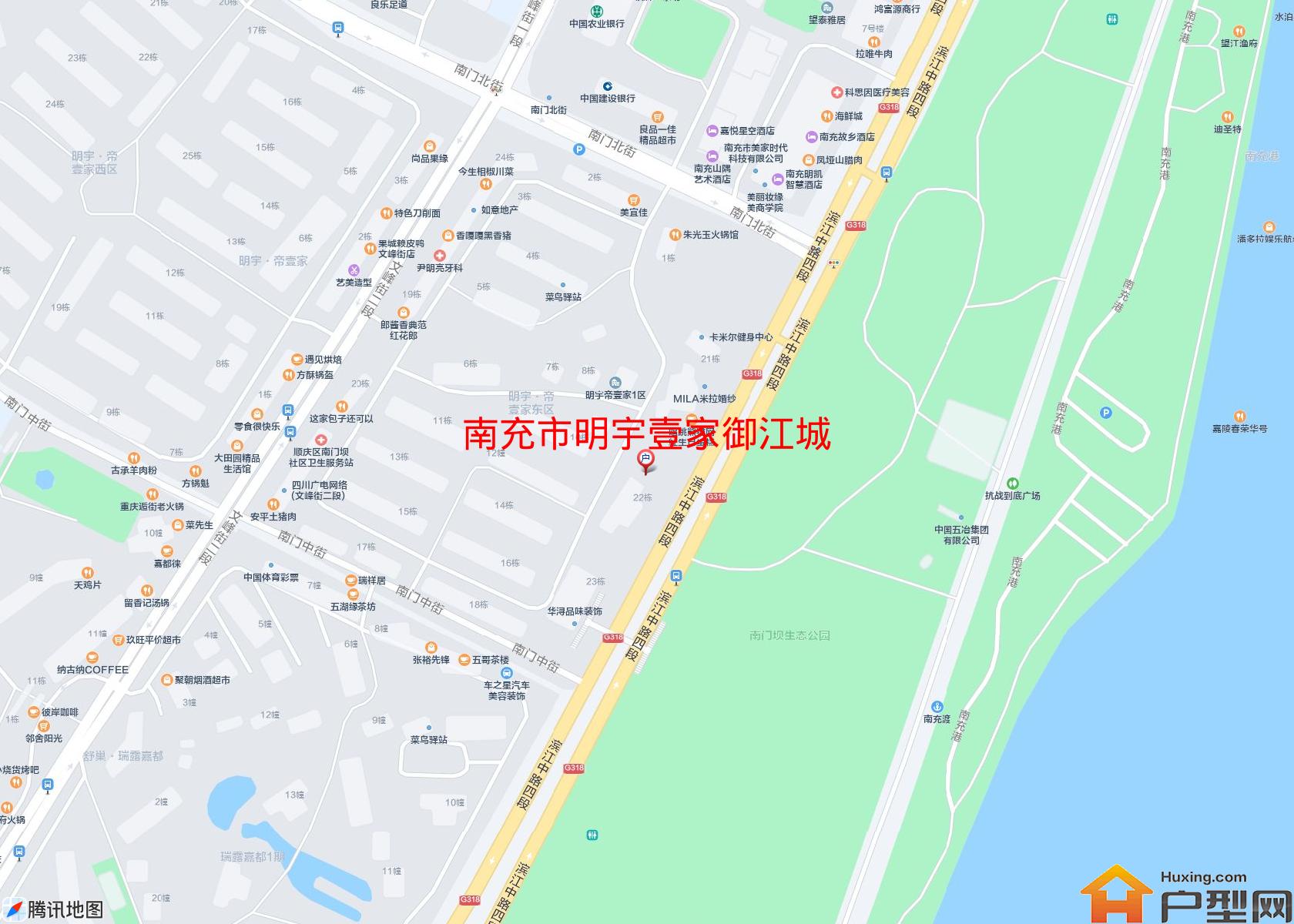 明宇壹家御江城小区 - 户型网