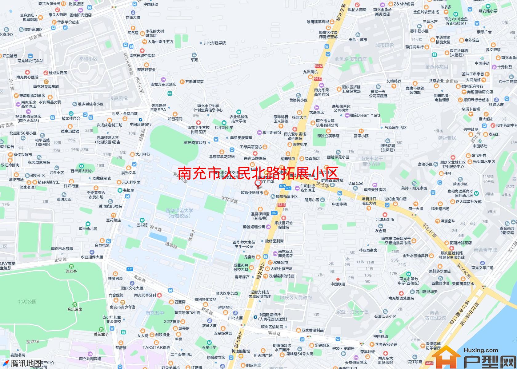 人民北路拓展小区小区 - 户型网