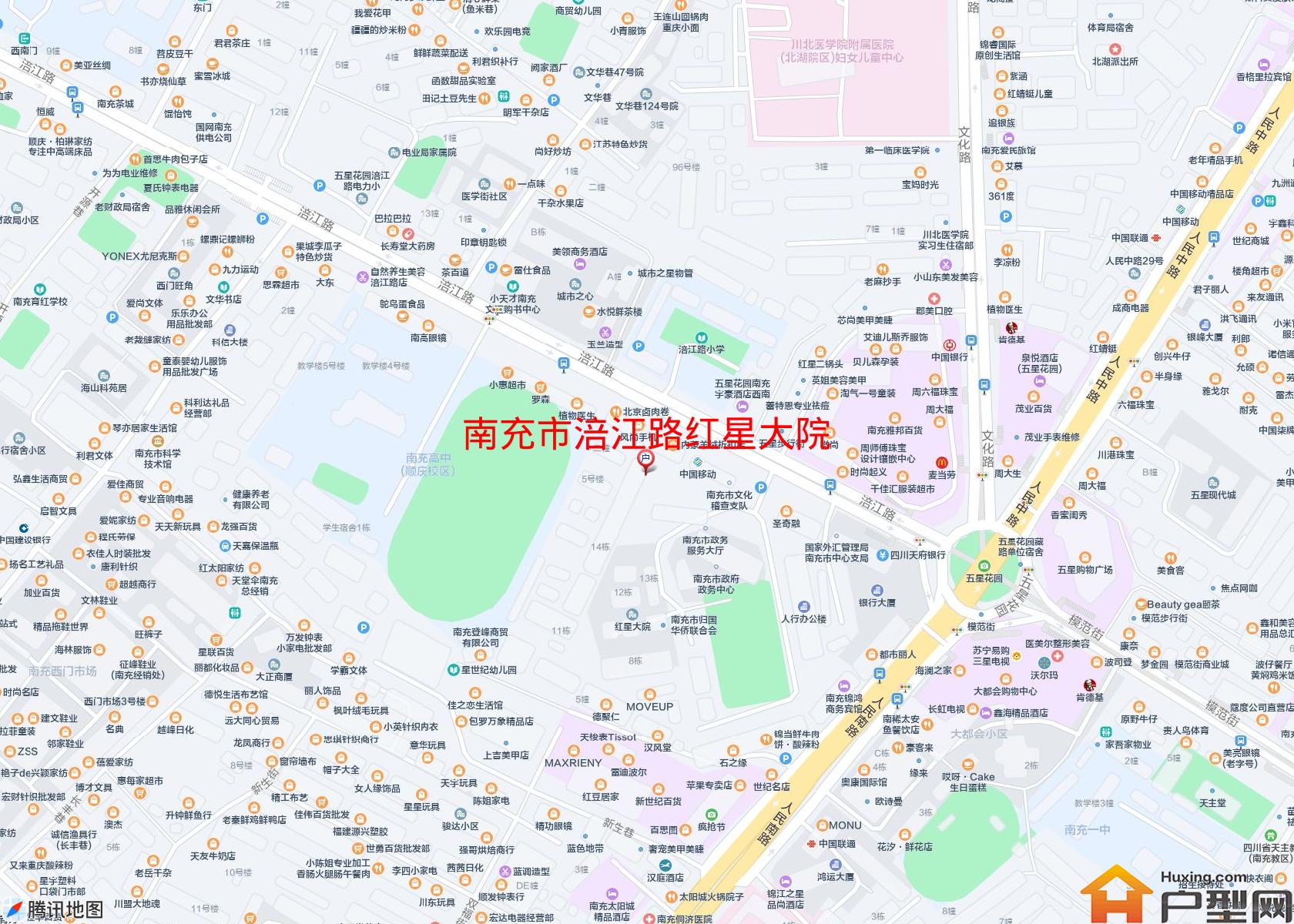 涪江路红星大院小区 - 户型网