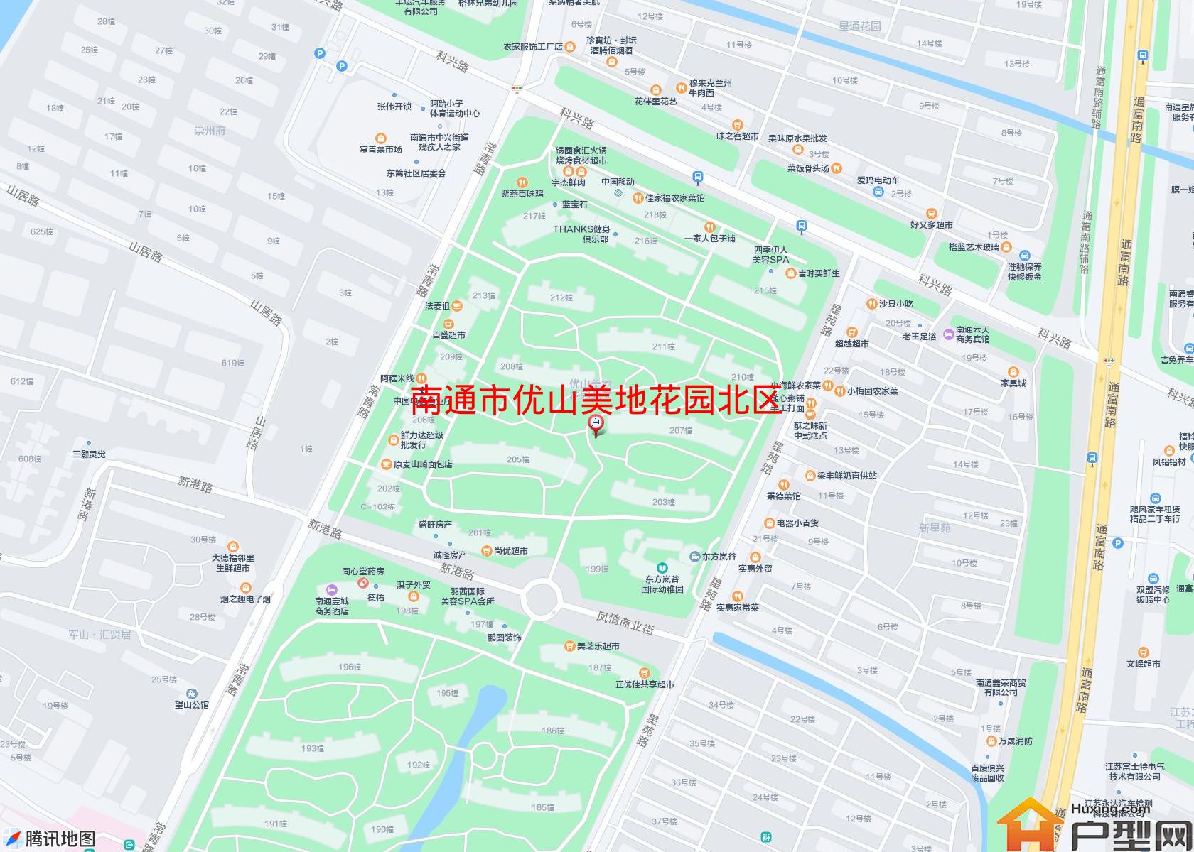 优山美地花园北区小区 - 户型网