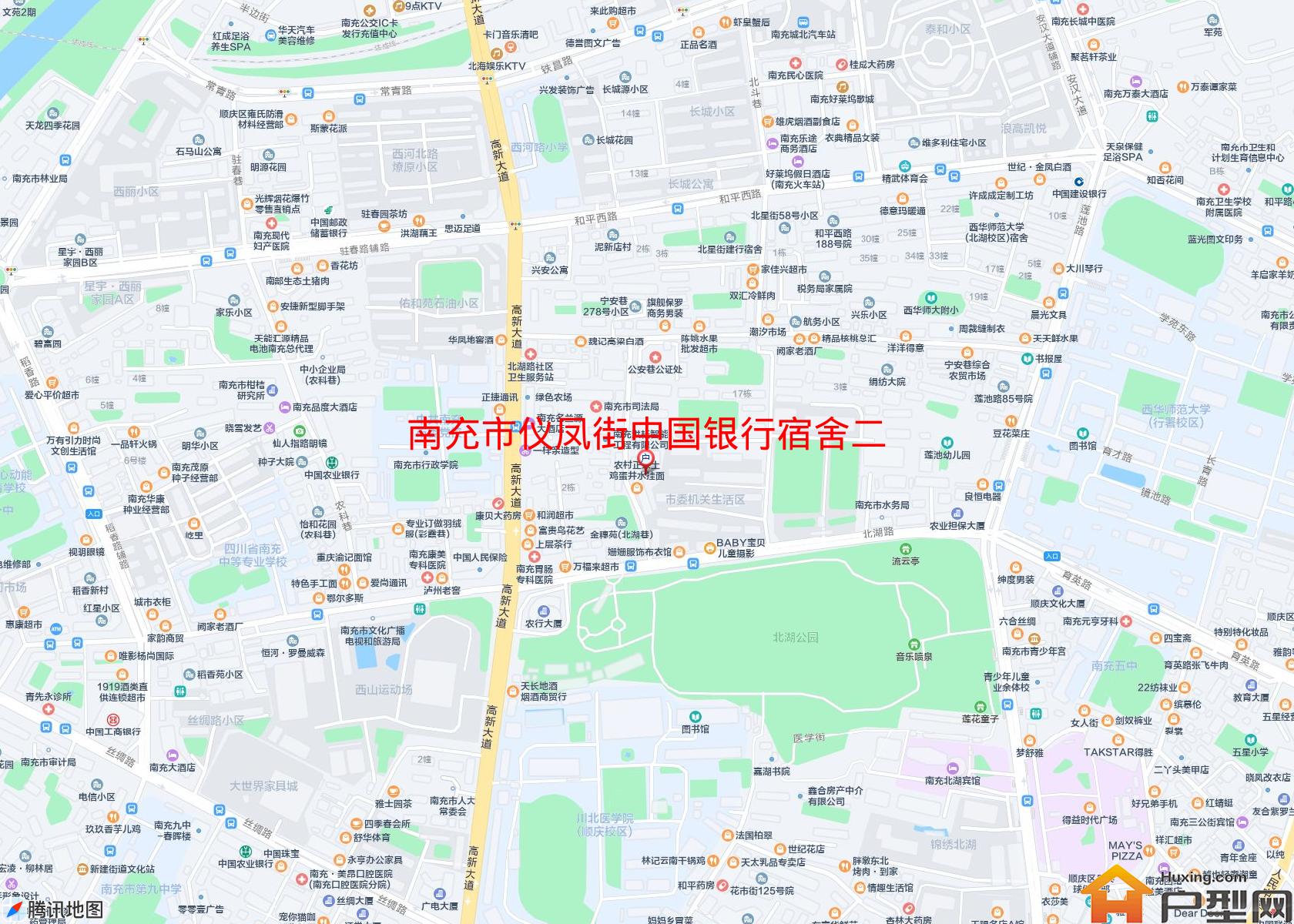 仪凤街中国银行宿舍二小区 - 户型网