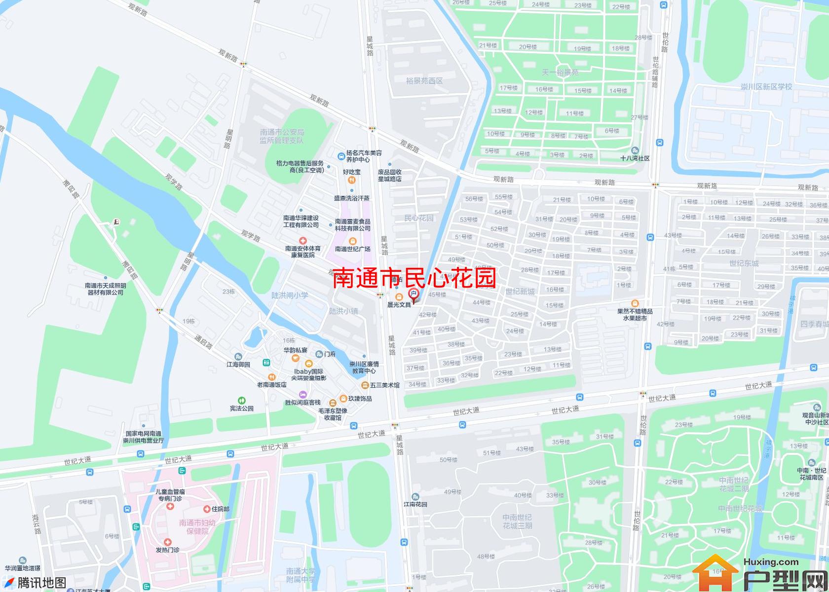 民心花园小区 - 户型网