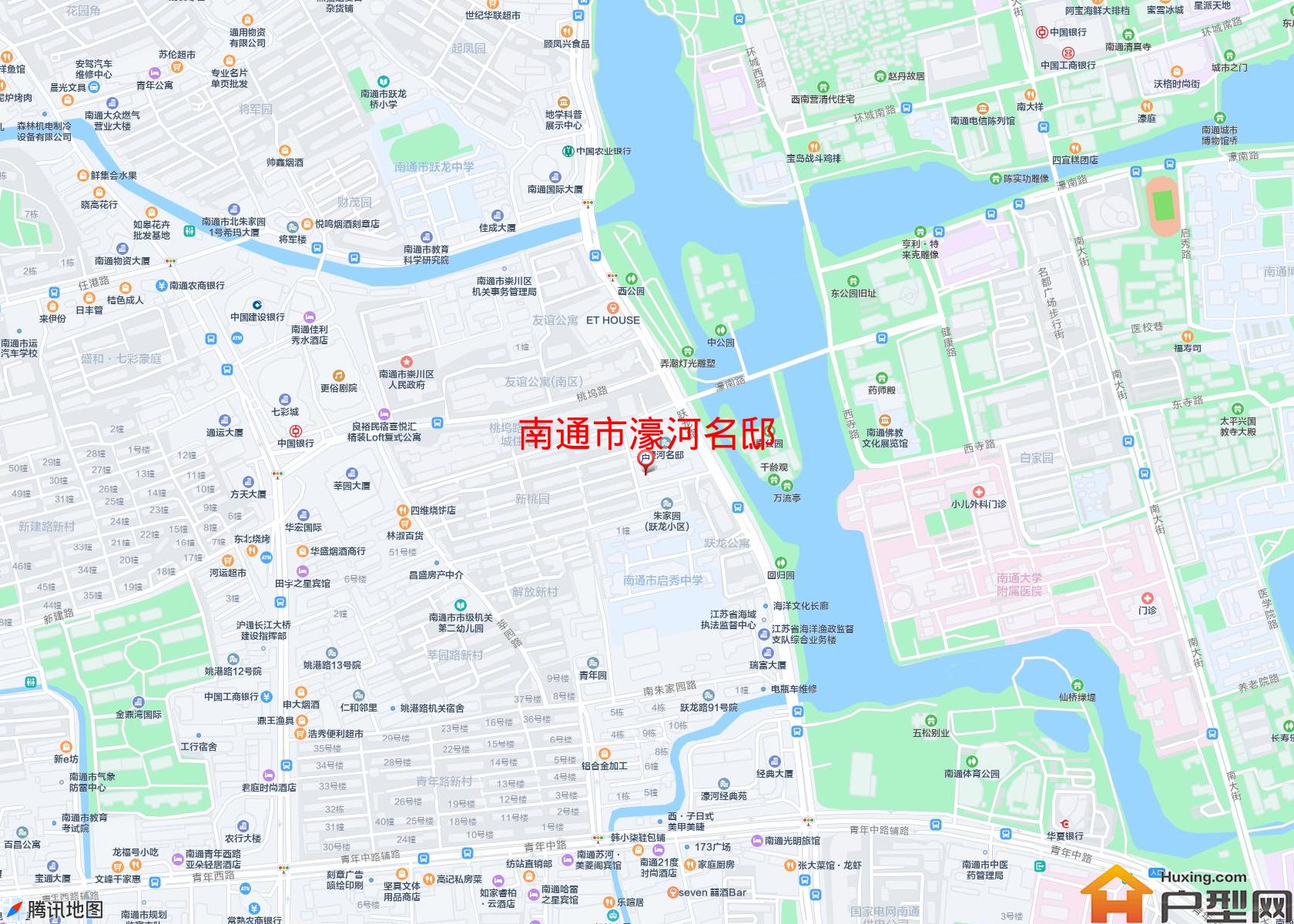 濠河名邸小区 - 户型网