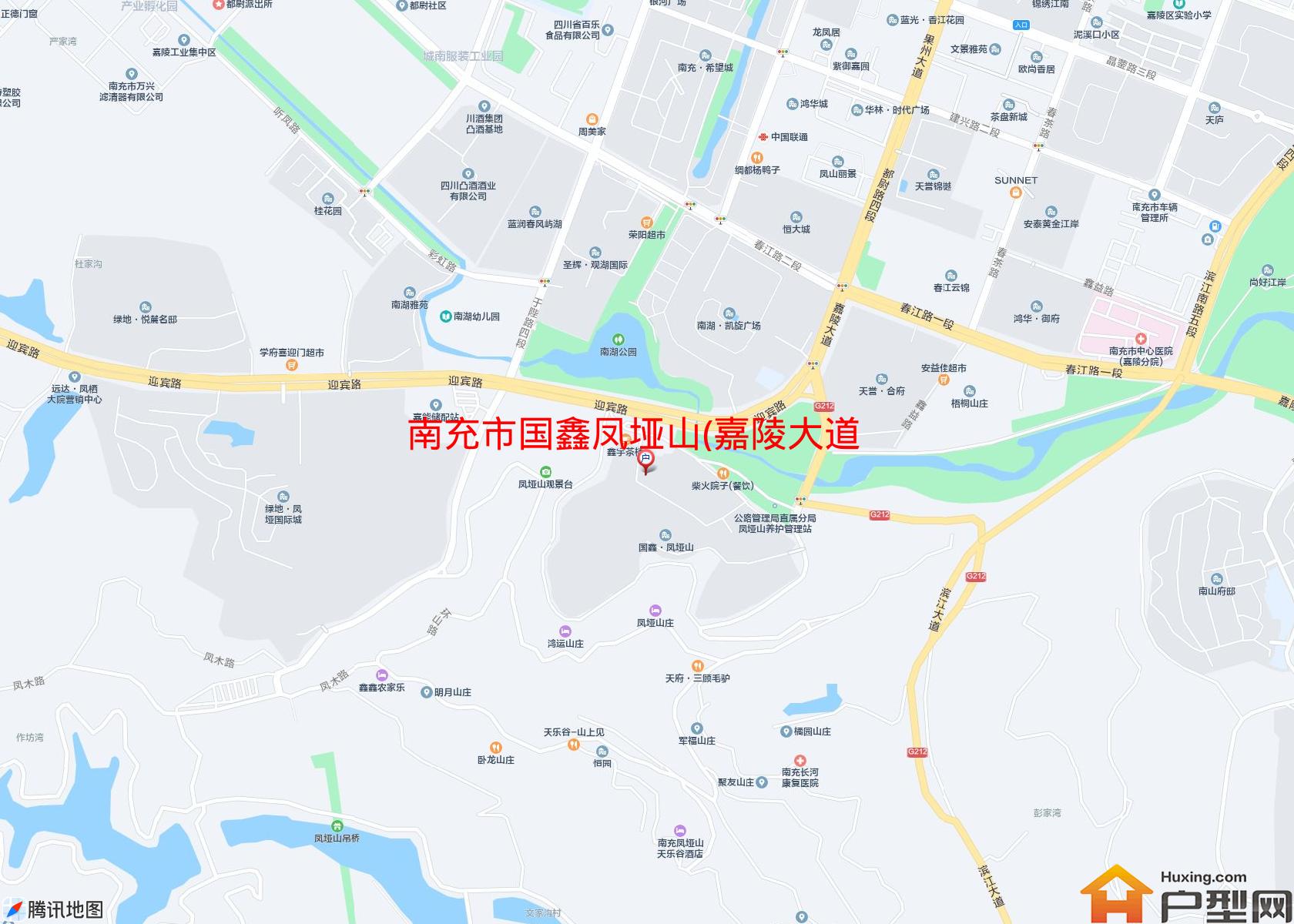 国鑫凤垭山(嘉陵大道一段)小区 - 户型网