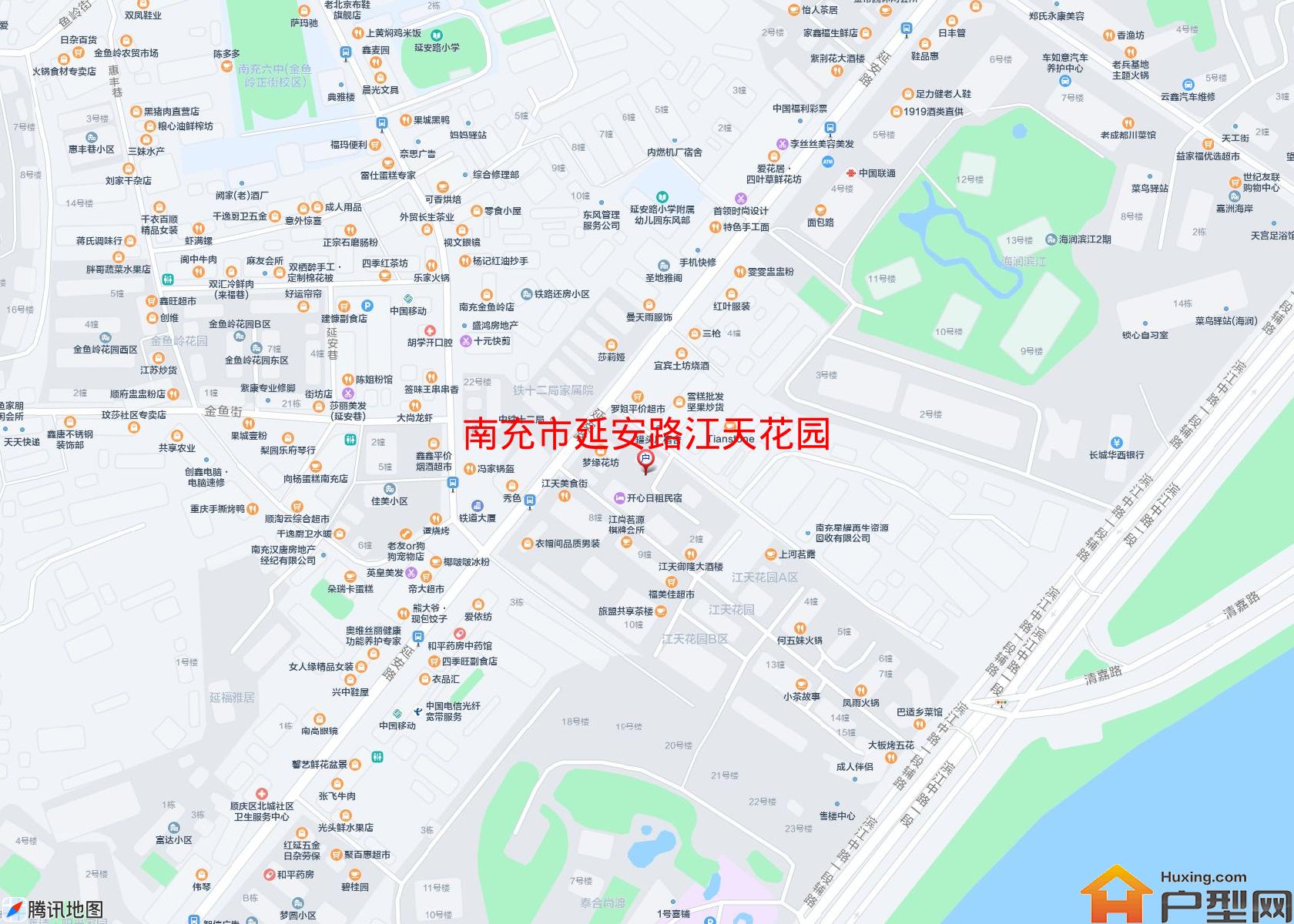 延安路江天花园小区 - 户型网