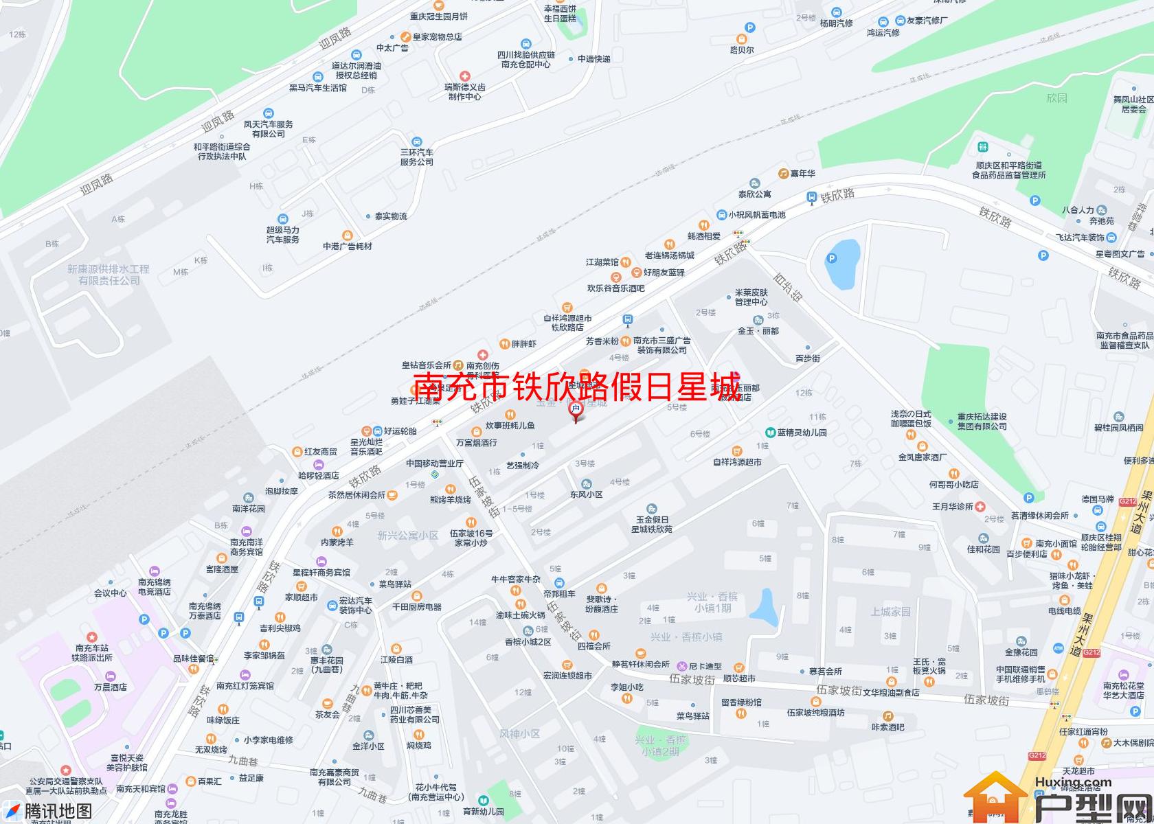 铁欣路假日星城小区 - 户型网