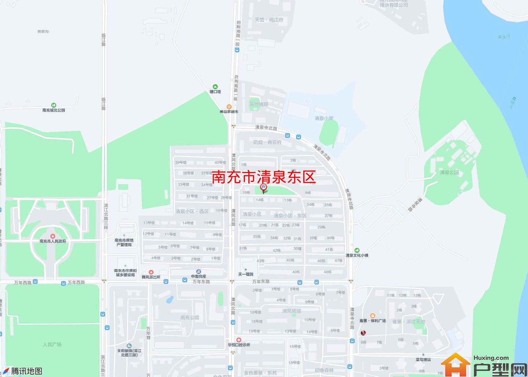 清泉东区小区 - 户型网
