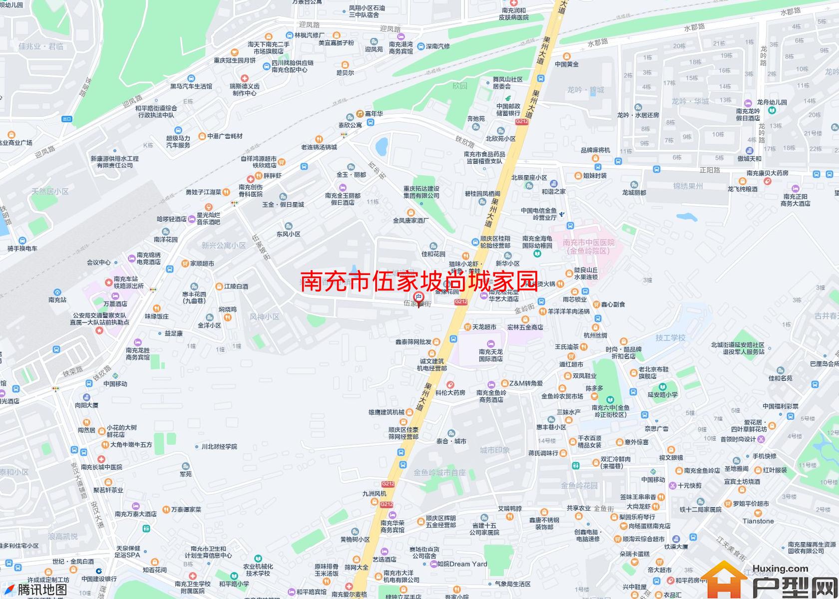 伍家坡尚城家园小区 - 户型网