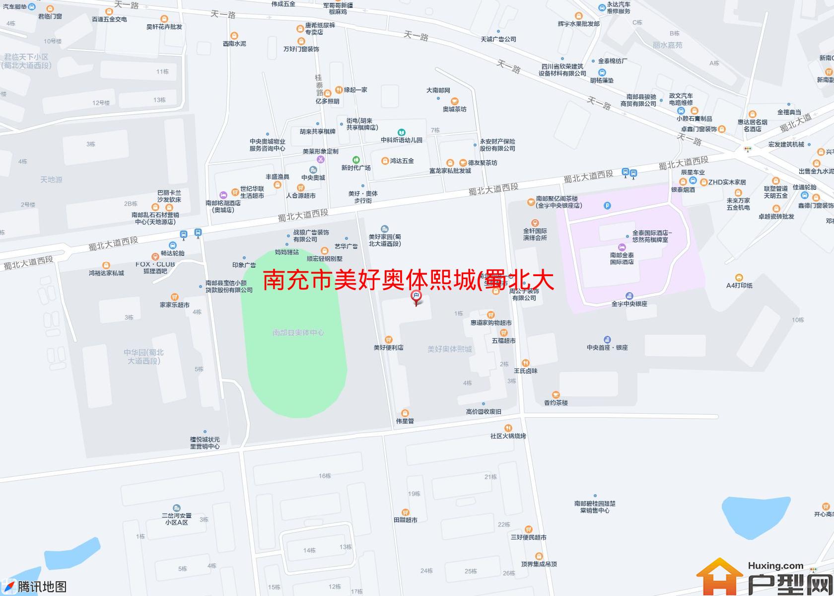 美好奥体熙城(蜀北大道西段)小区 - 户型网