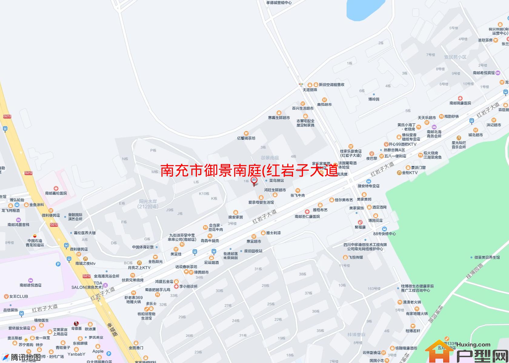 御景南庭(红岩子大道622号)小区 - 户型网