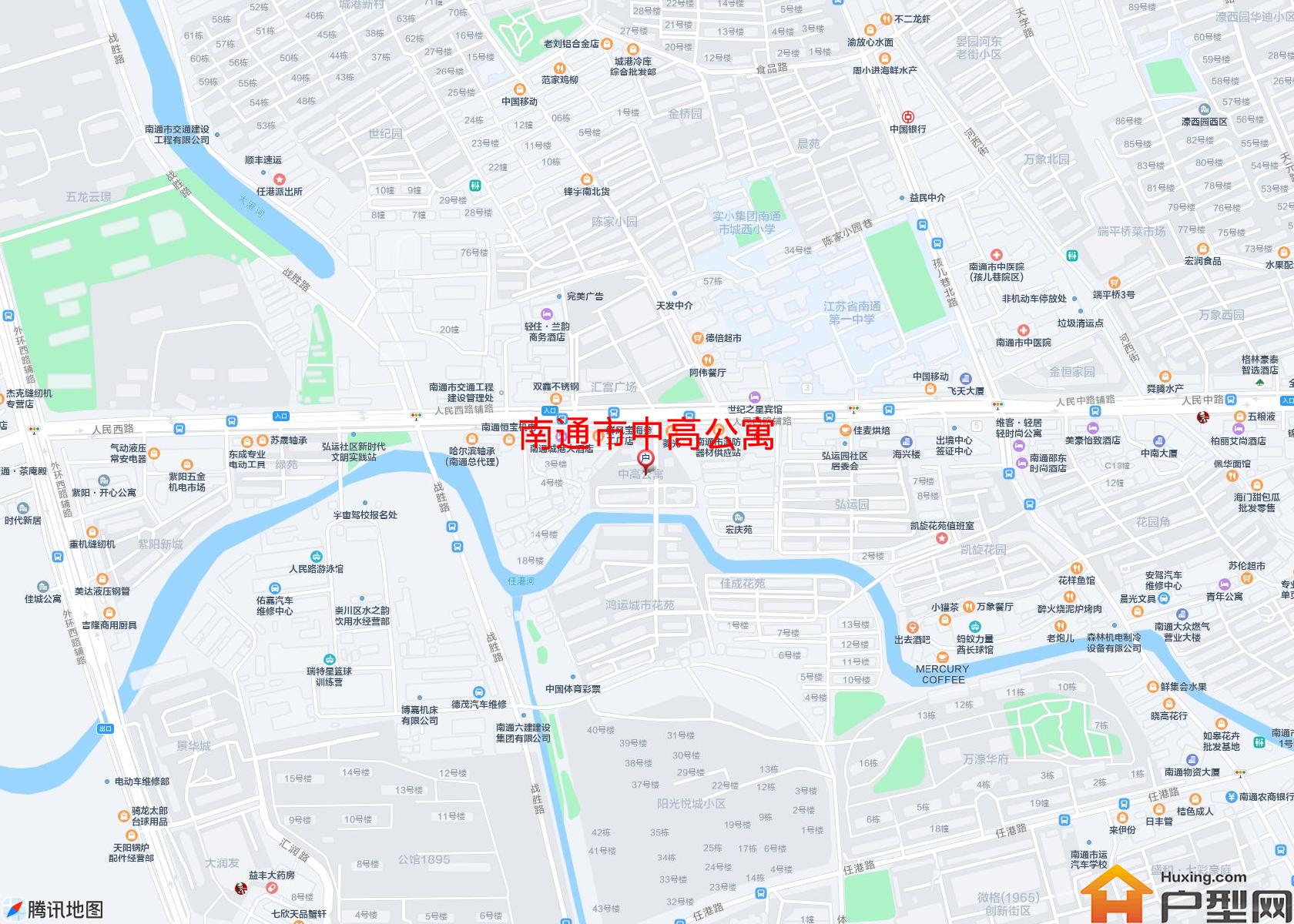 中高公寓小区 - 户型网