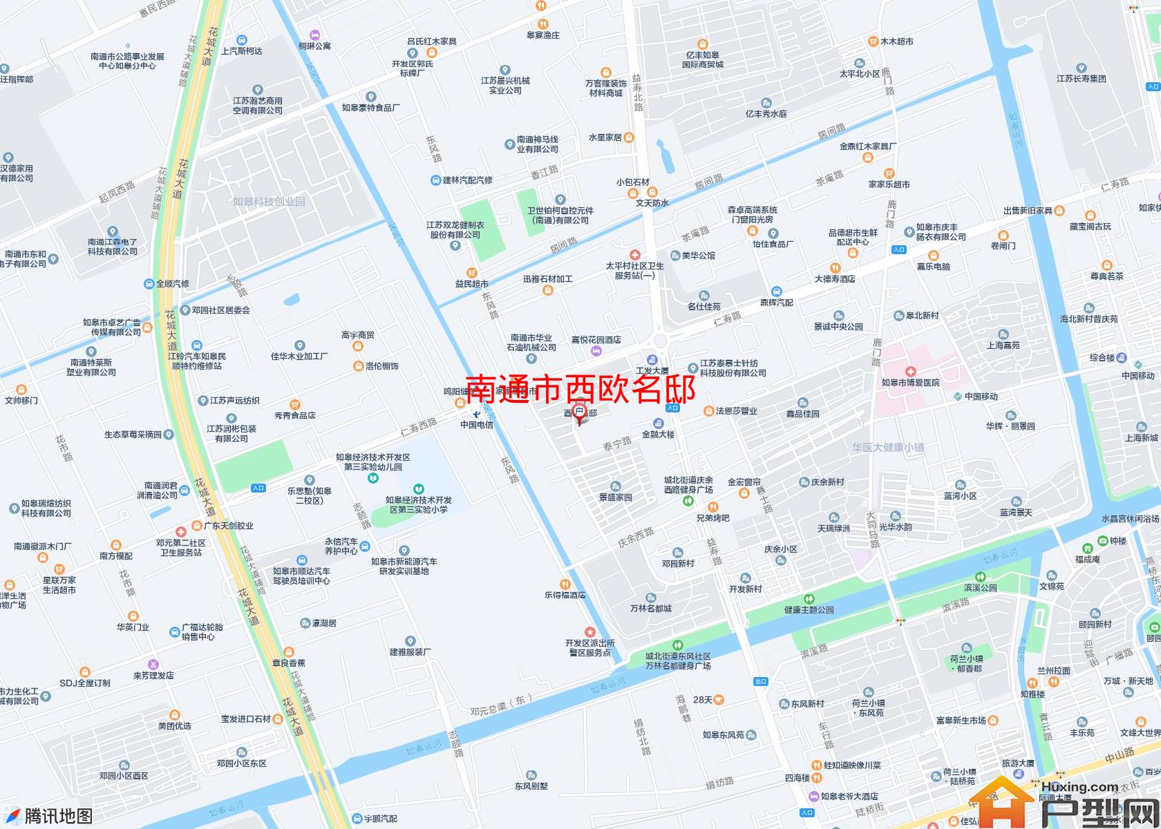 西欧名邸小区 - 户型网