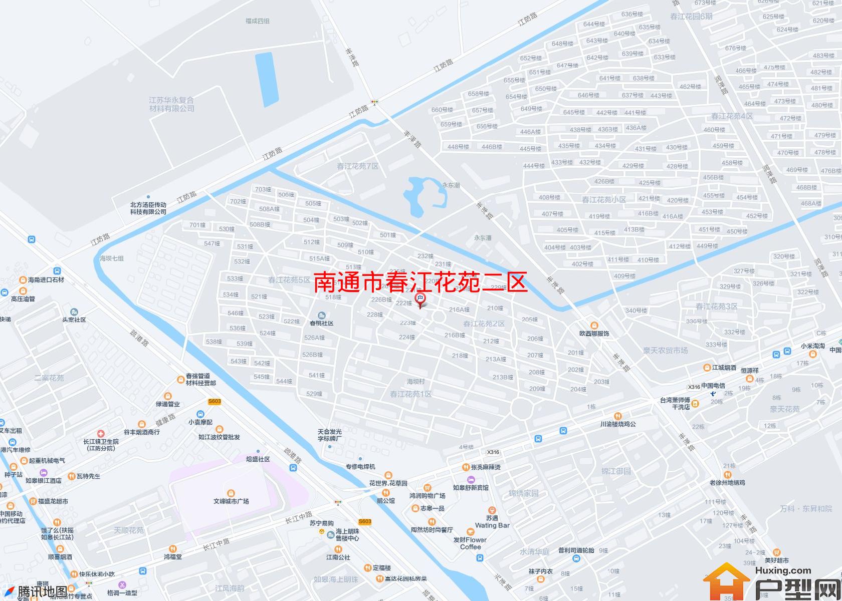 春江花苑二区小区 - 户型网