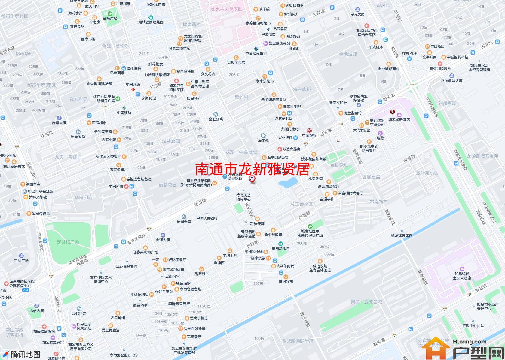 龙新雅贤居小区 - 户型网