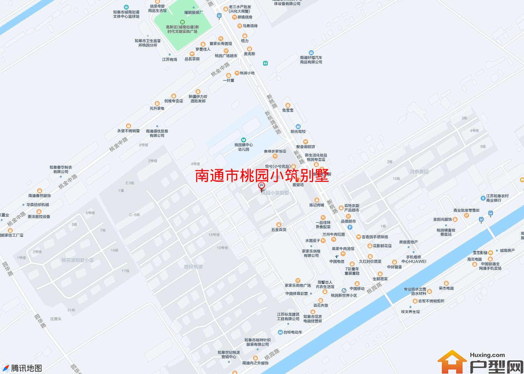 桃园小筑别墅小区 - 户型网