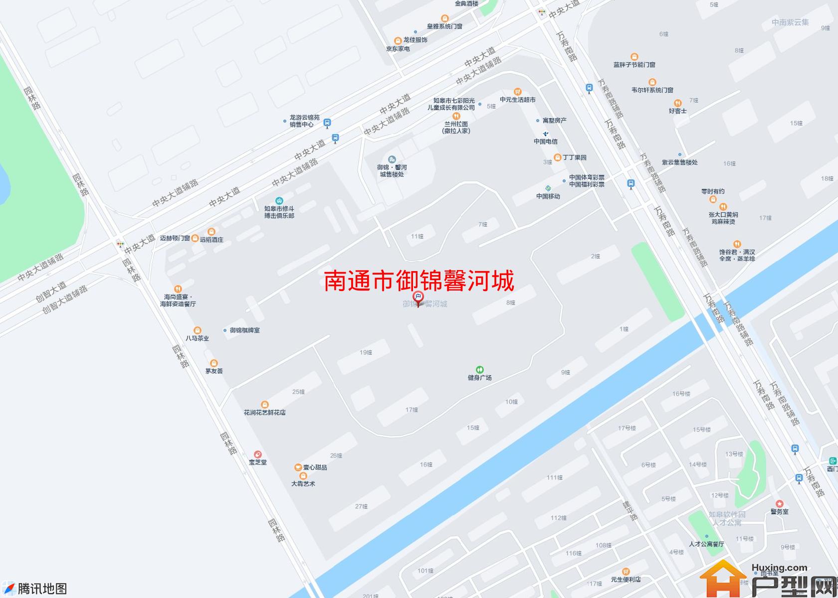 御锦馨河城小区 - 户型网