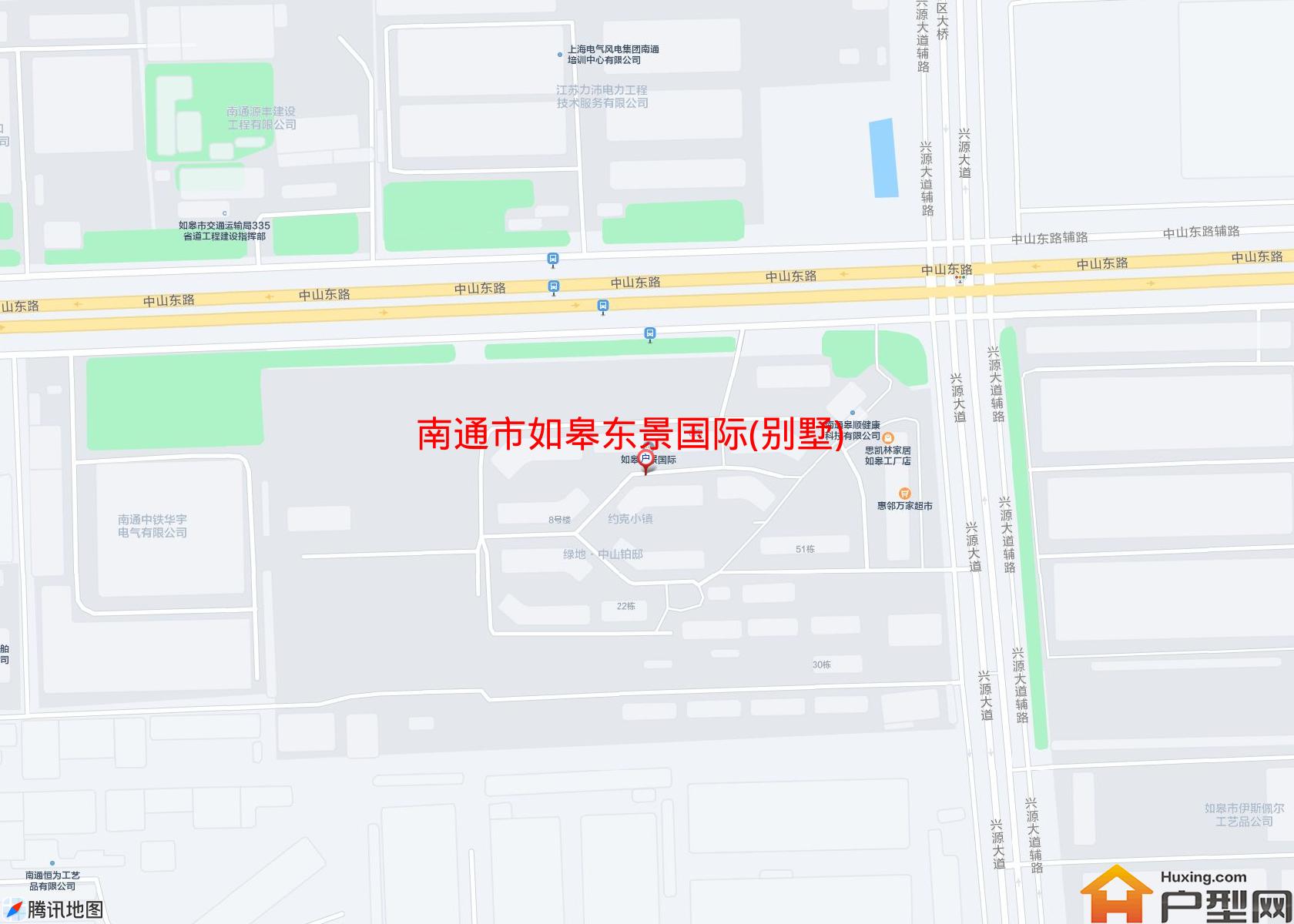 如皋东景国际(别墅)小区 - 户型网