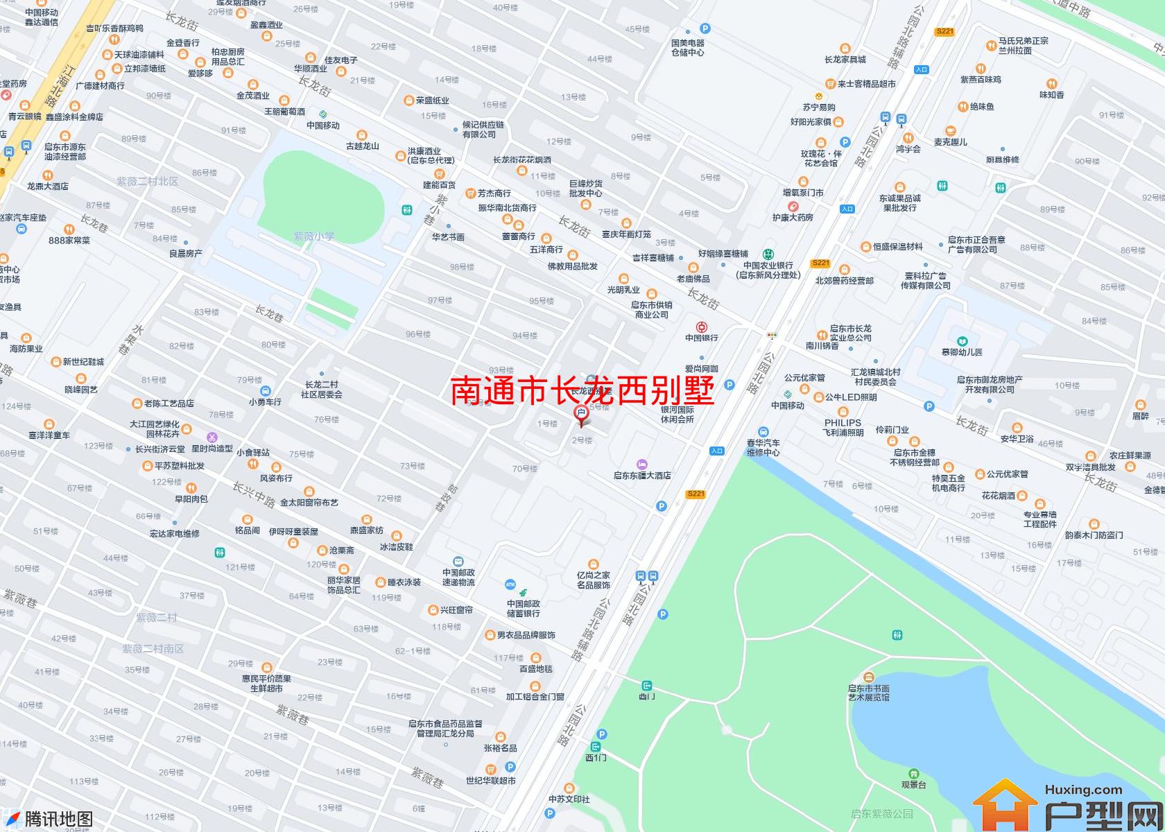 长龙西别墅小区 - 户型网