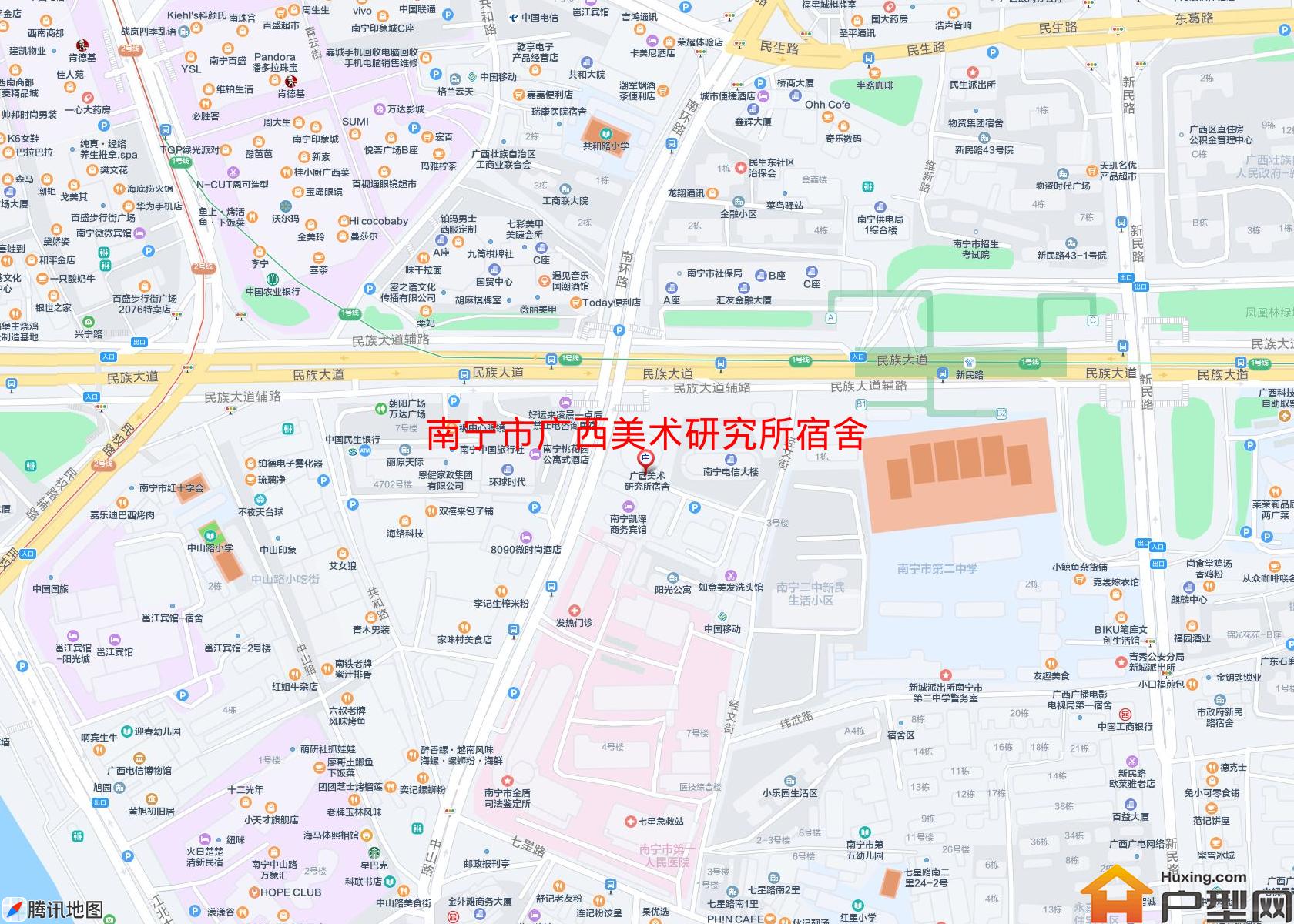 广西美术研究所宿舍小区 - 户型网