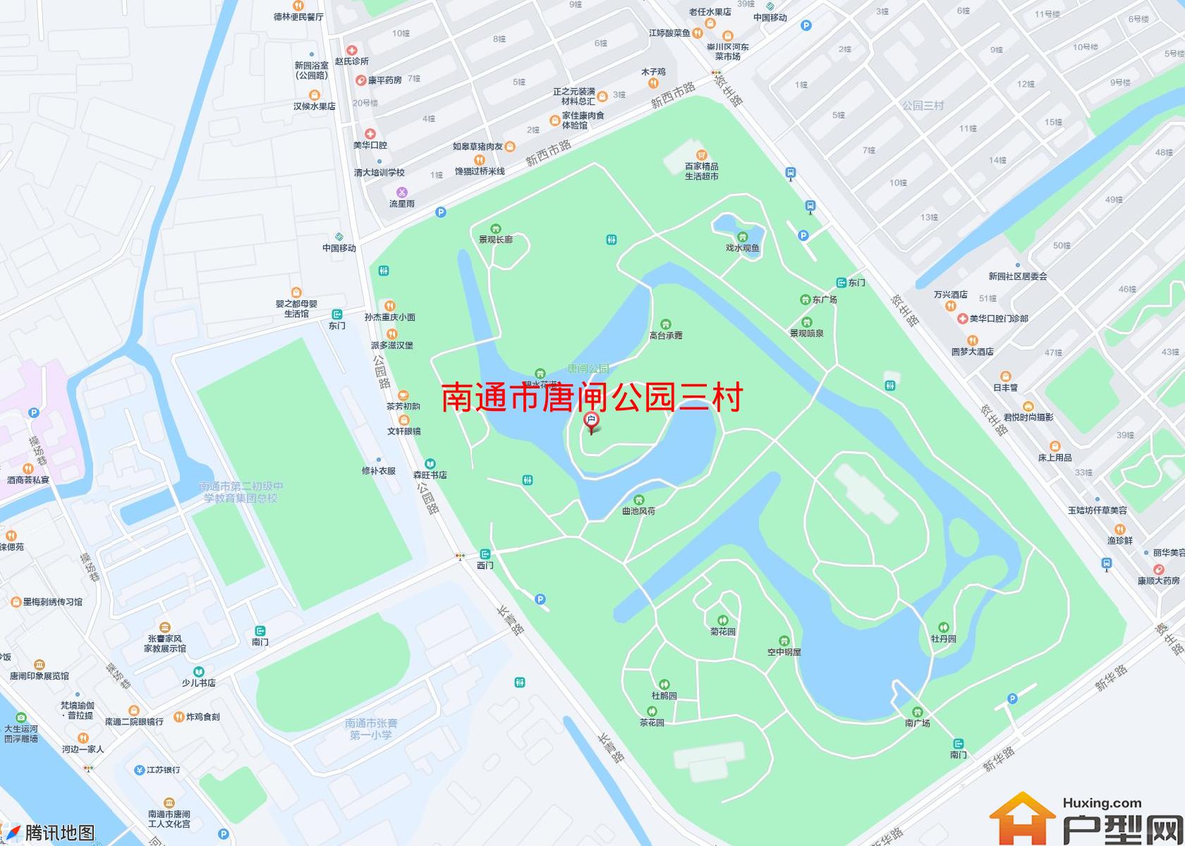 唐闸公园三村小区 - 户型网