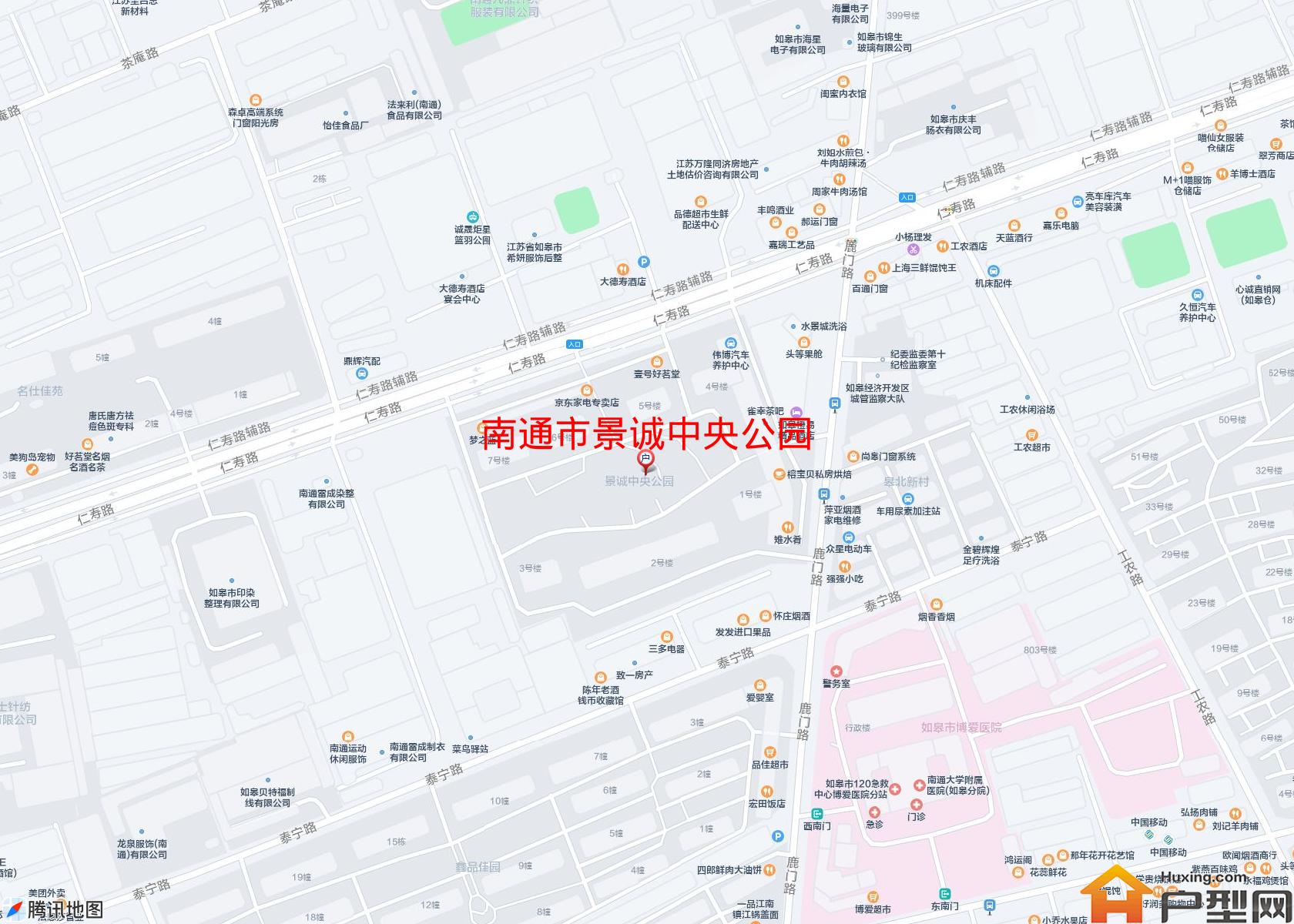 景诚中央公园小区 - 户型网