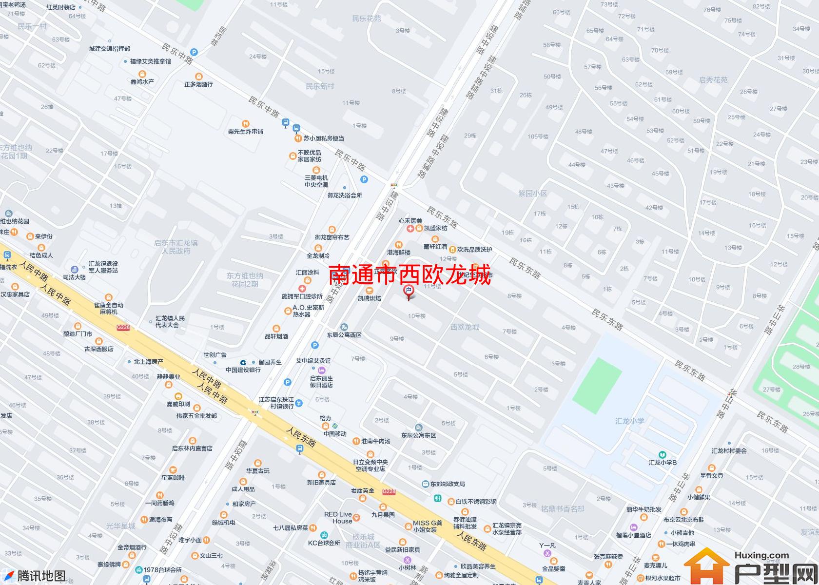 西欧龙城小区 - 户型网