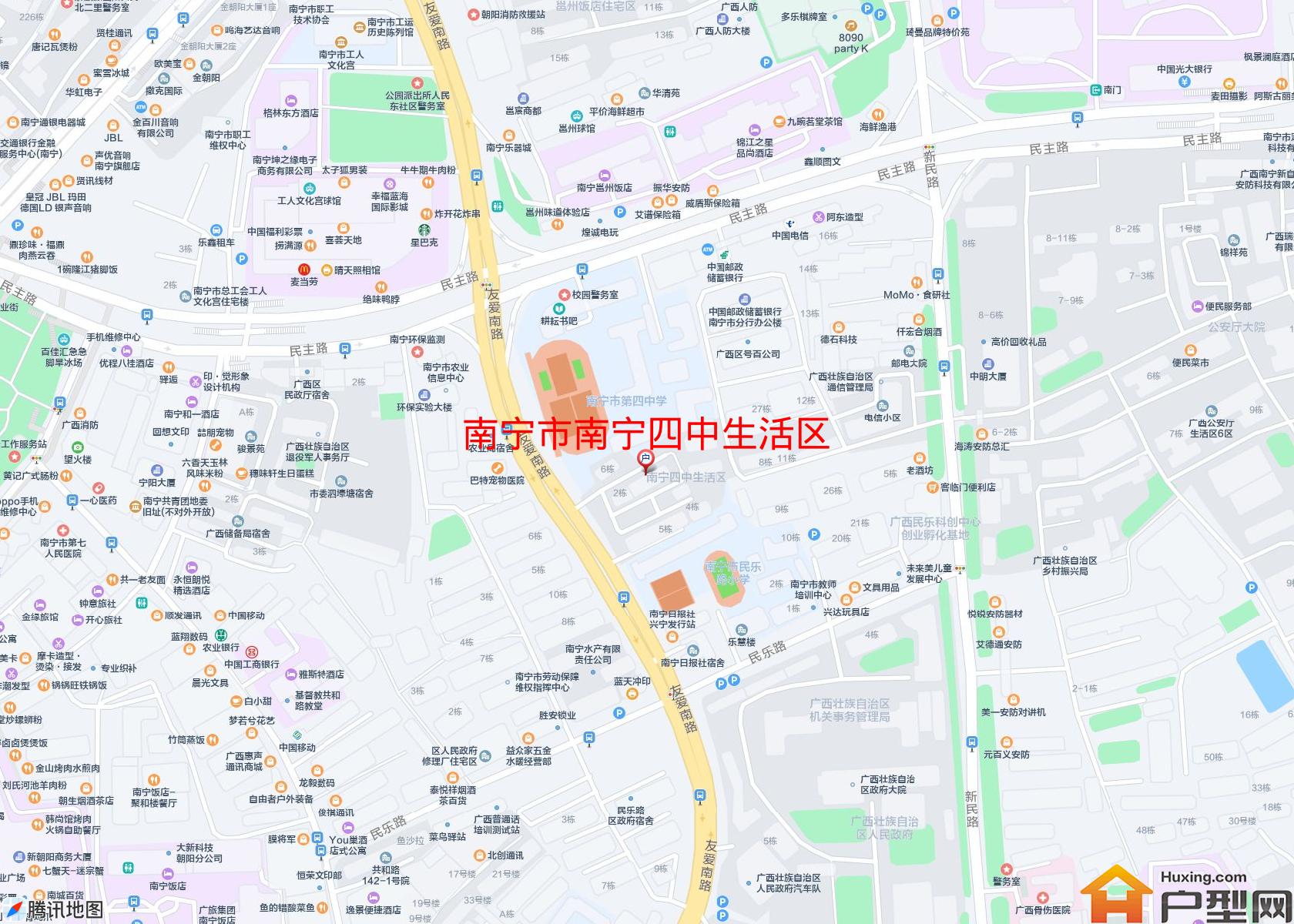 南宁四中生活区小区 - 户型网