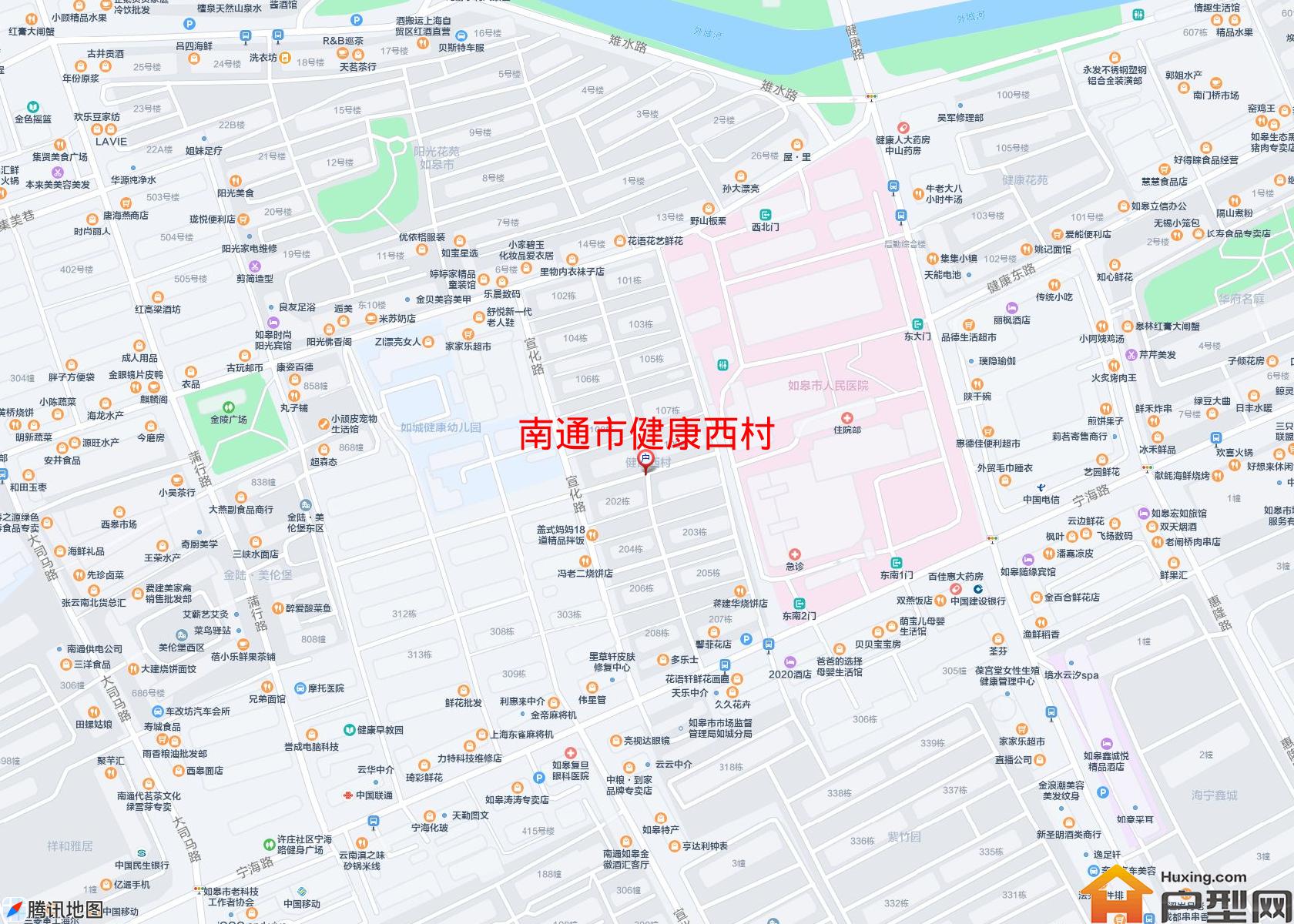 健康西村小区 - 户型网