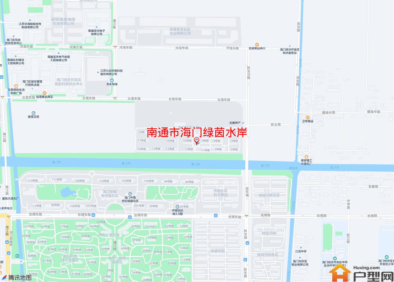 海门绿茵水岸小区 - 户型网
