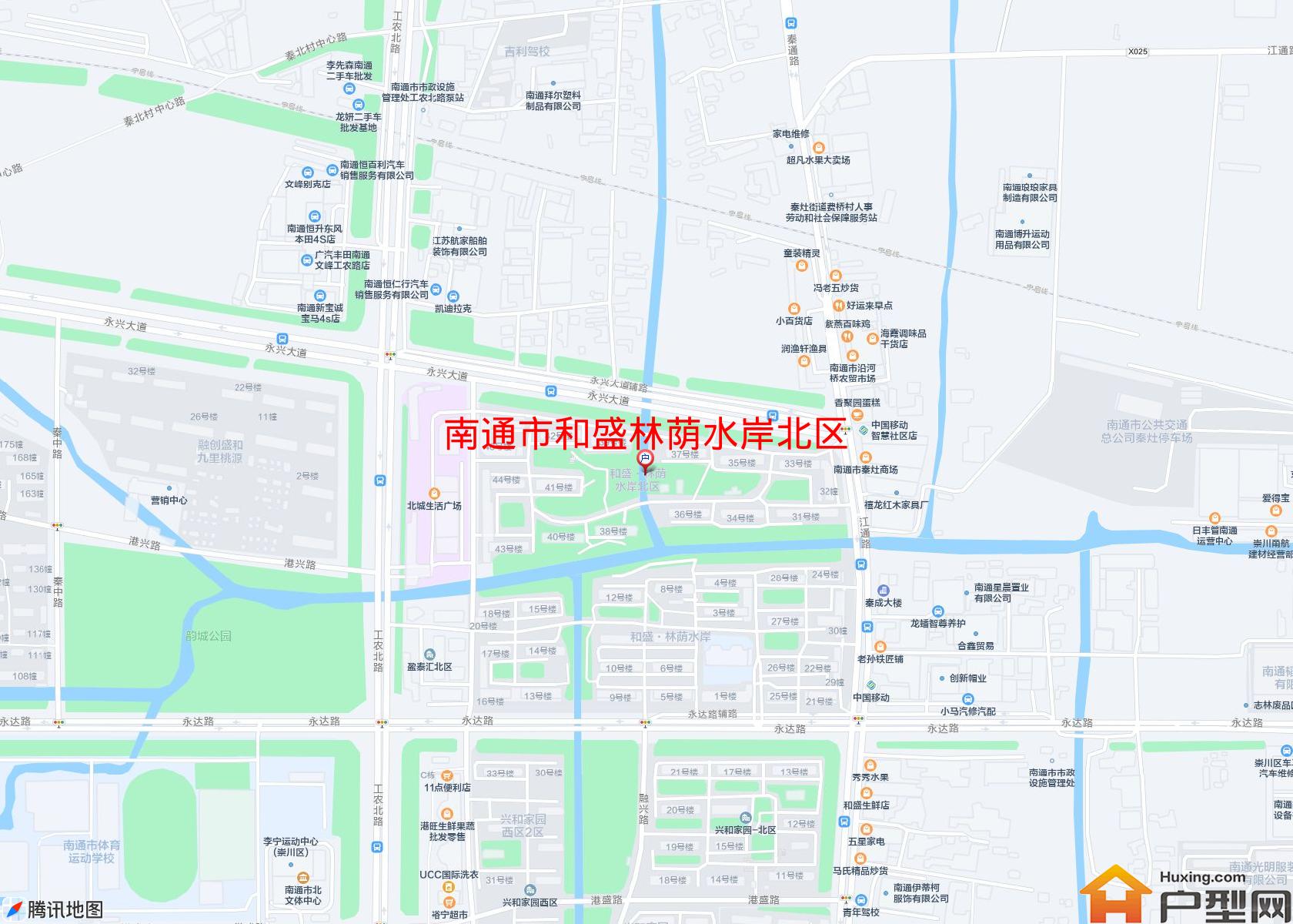 和盛林荫水岸北区小区 - 户型网