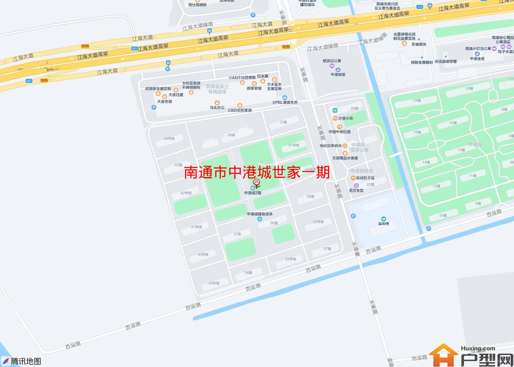 中港城世家一期小区 - 户型网