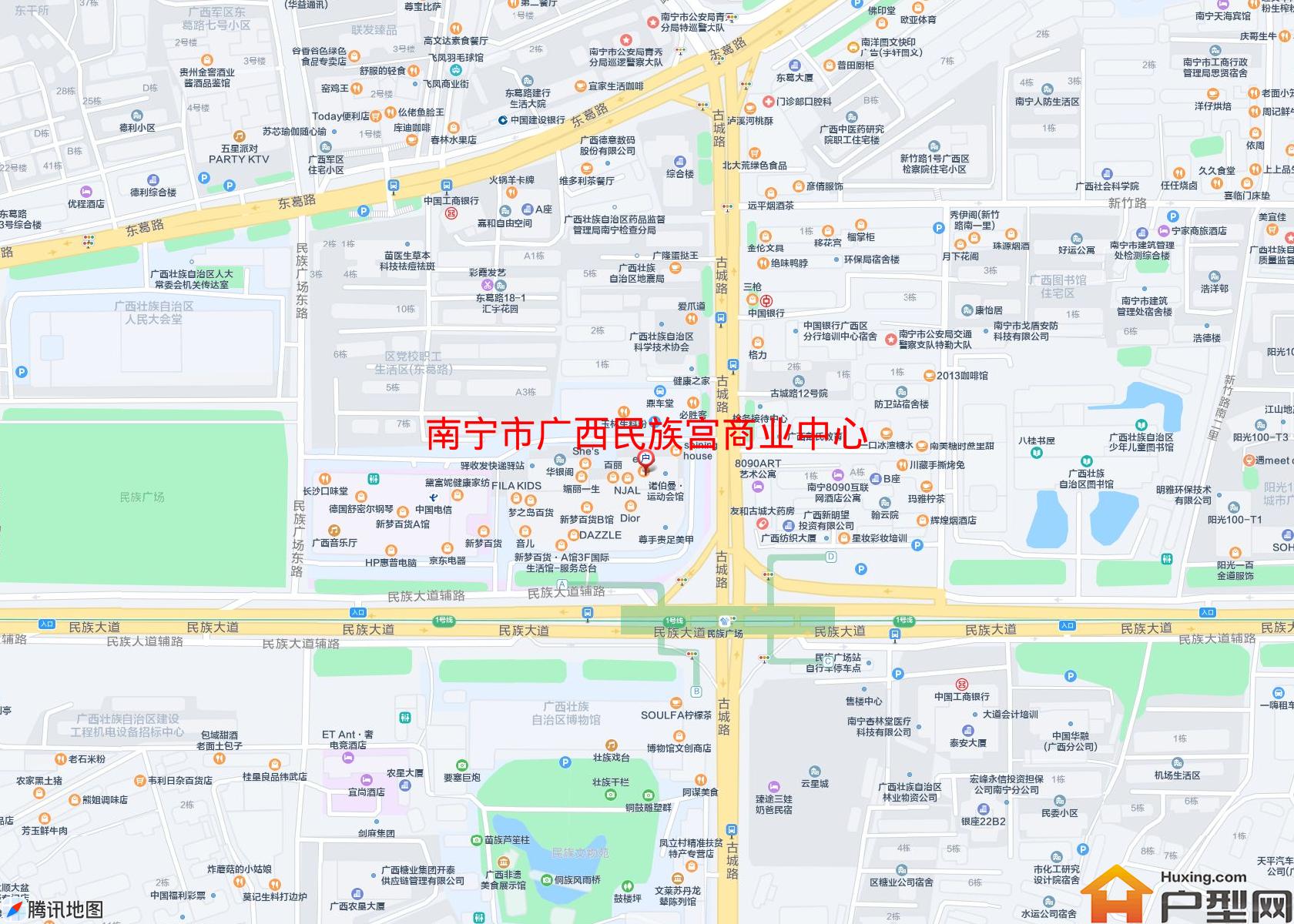 广西民族宫商业中心小区 - 户型网