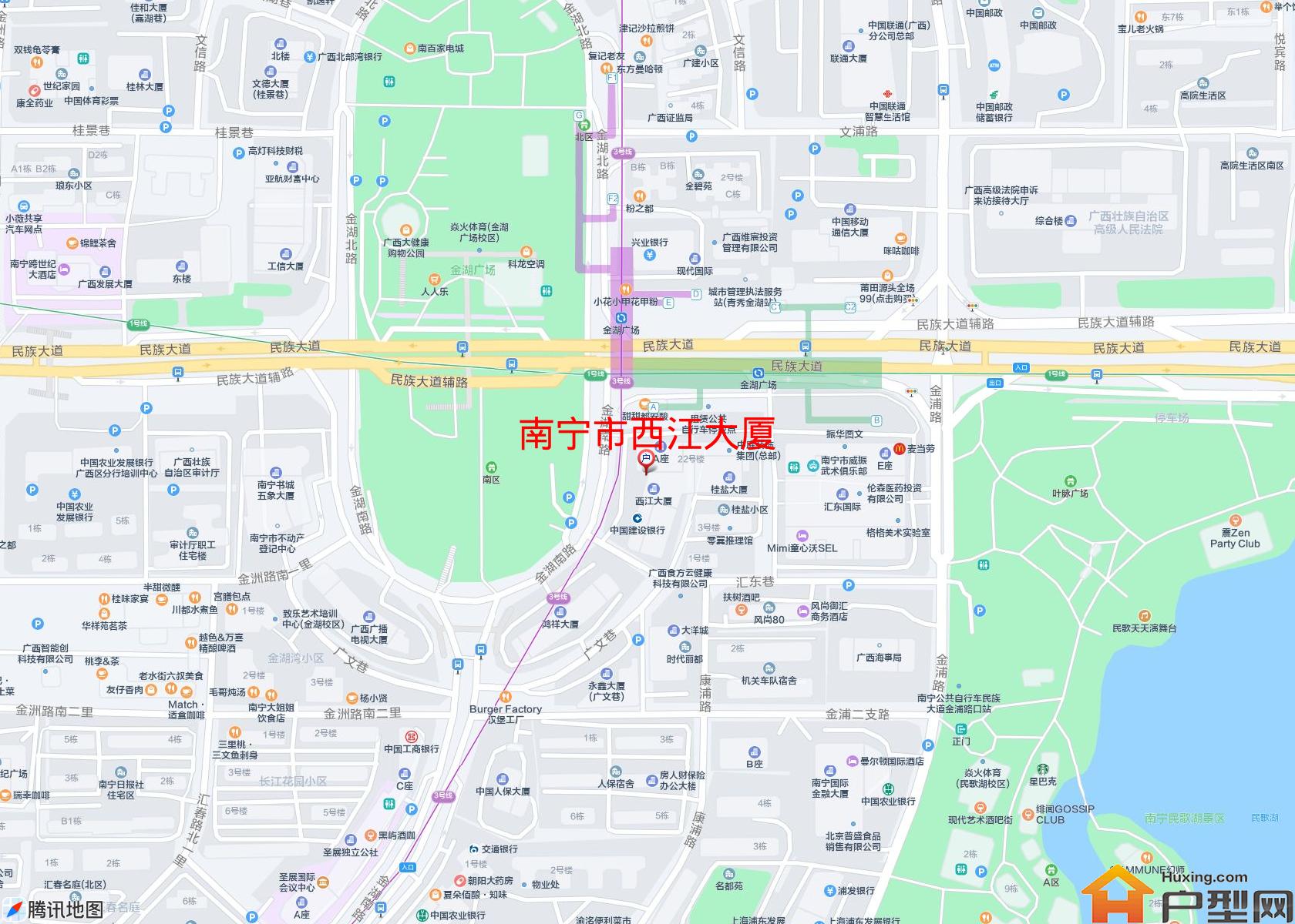 西江大厦小区 - 户型网