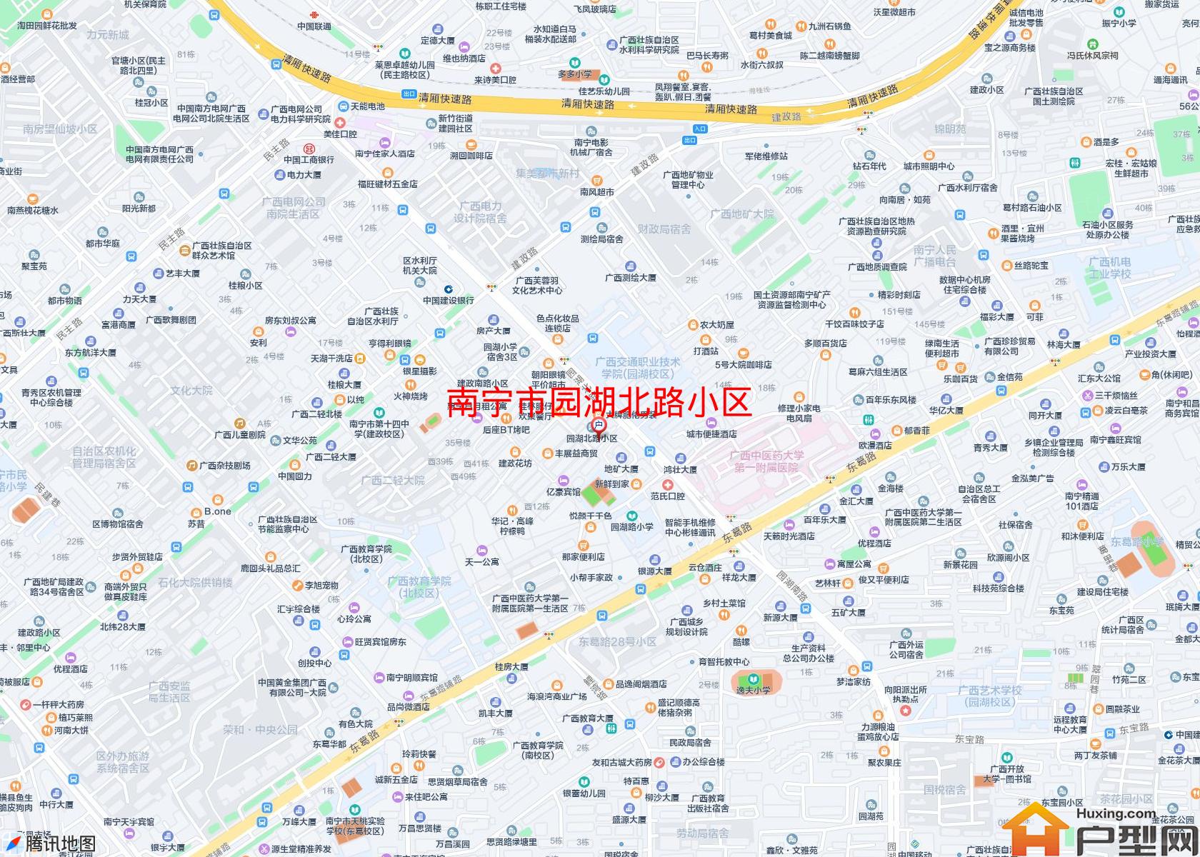 园湖北路小区小区 - 户型网