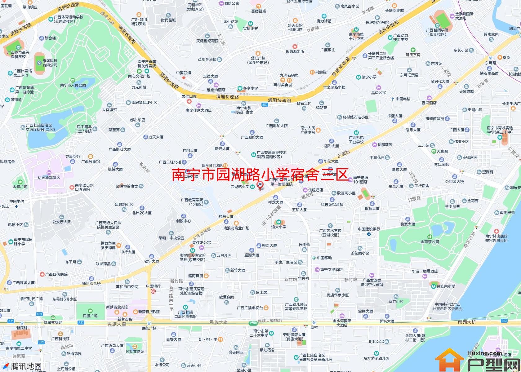 园湖路小学宿舍三区小区 - 户型网