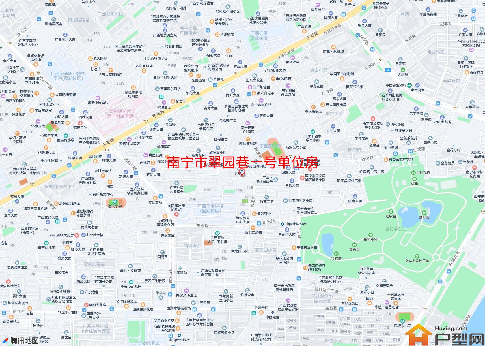翠园巷一号单位房小区 - 户型网