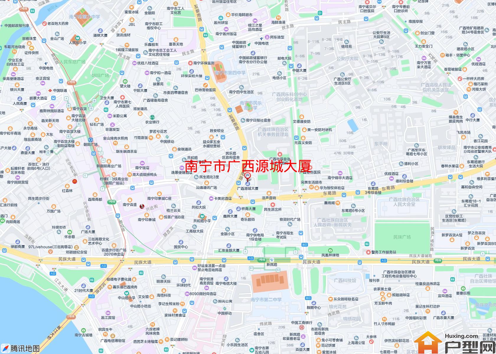 广西源城大厦小区 - 户型网