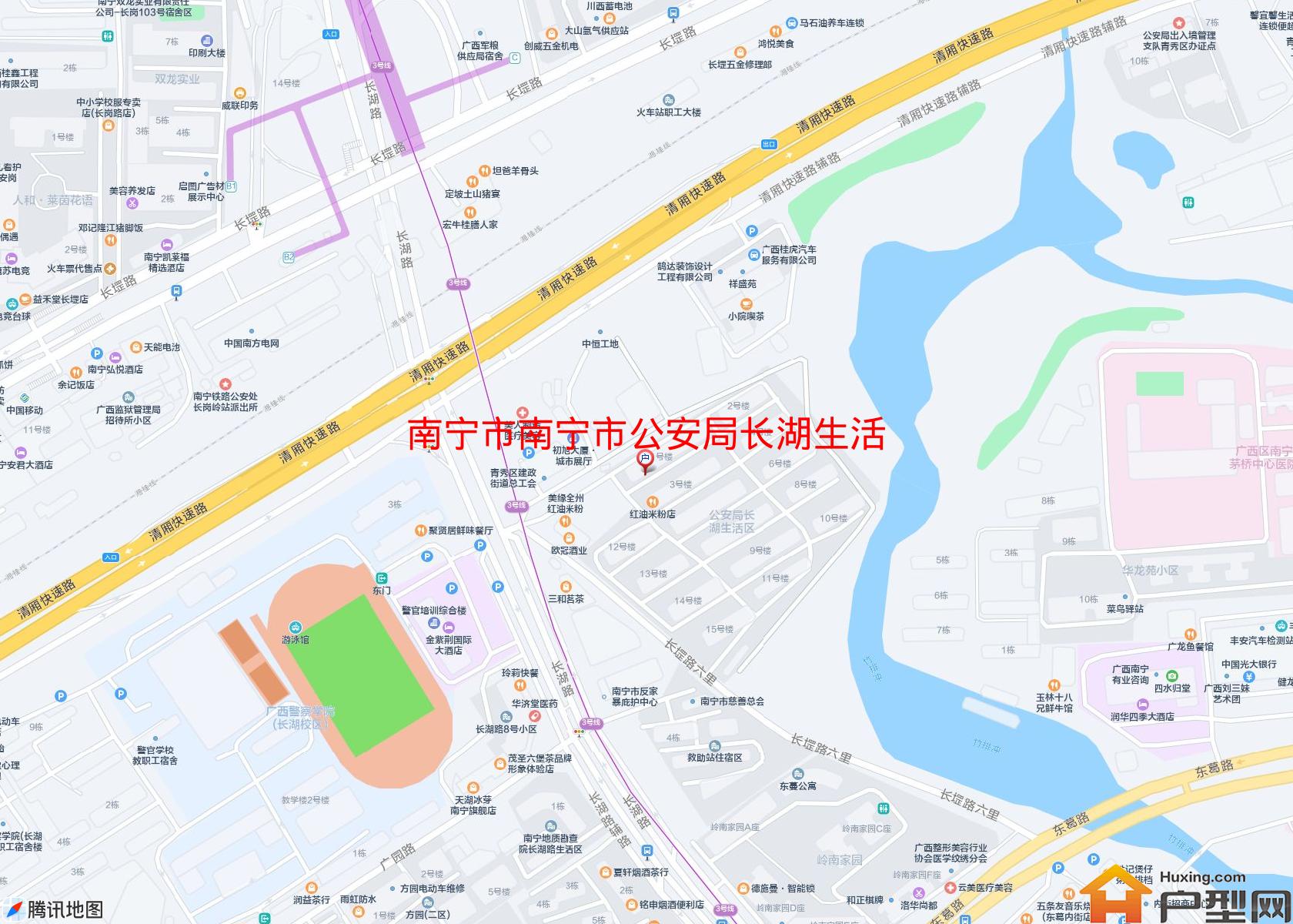 南宁市公安局长湖生活区小区 - 户型网
