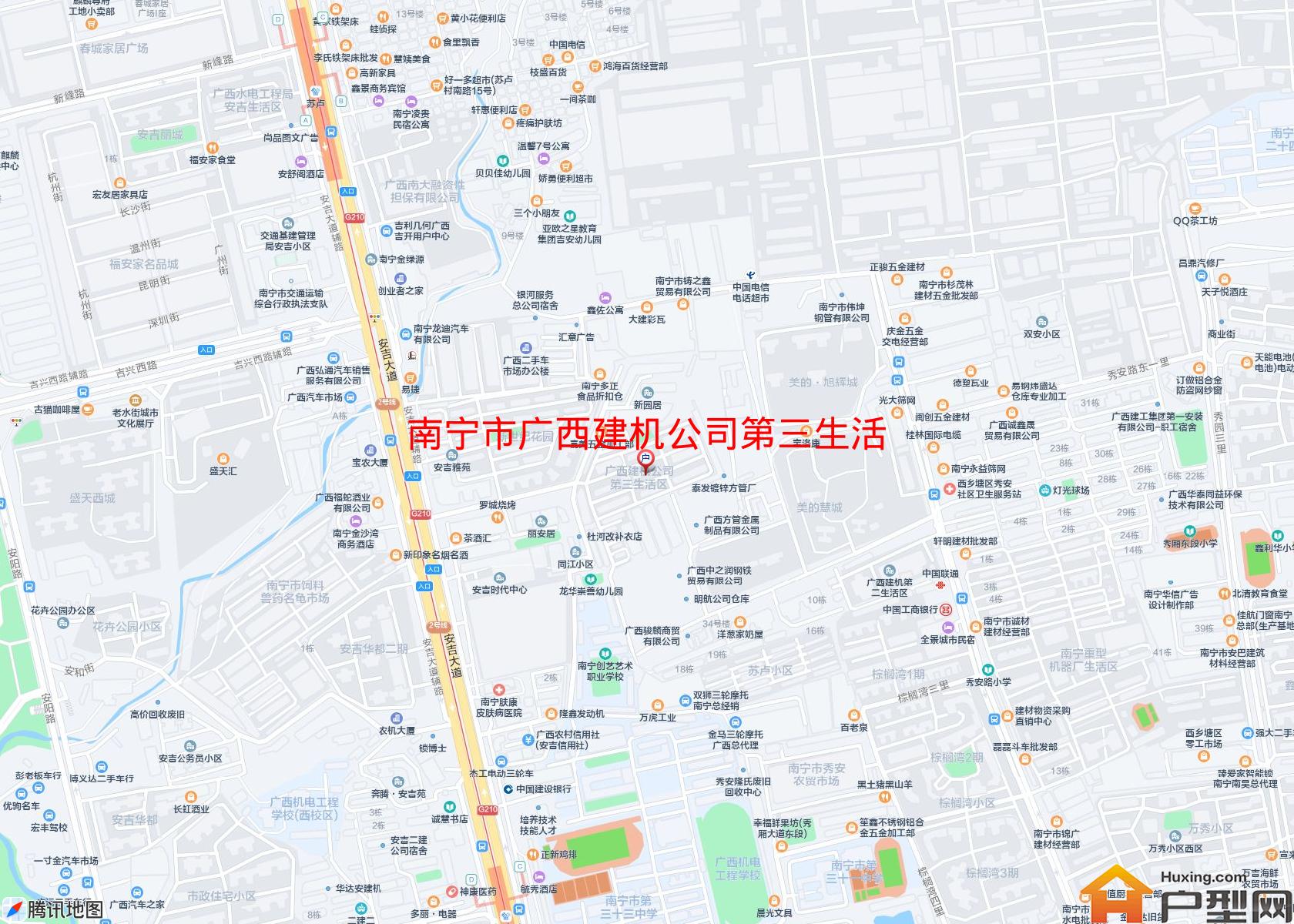 广西建机公司第三生活区小区 - 户型网