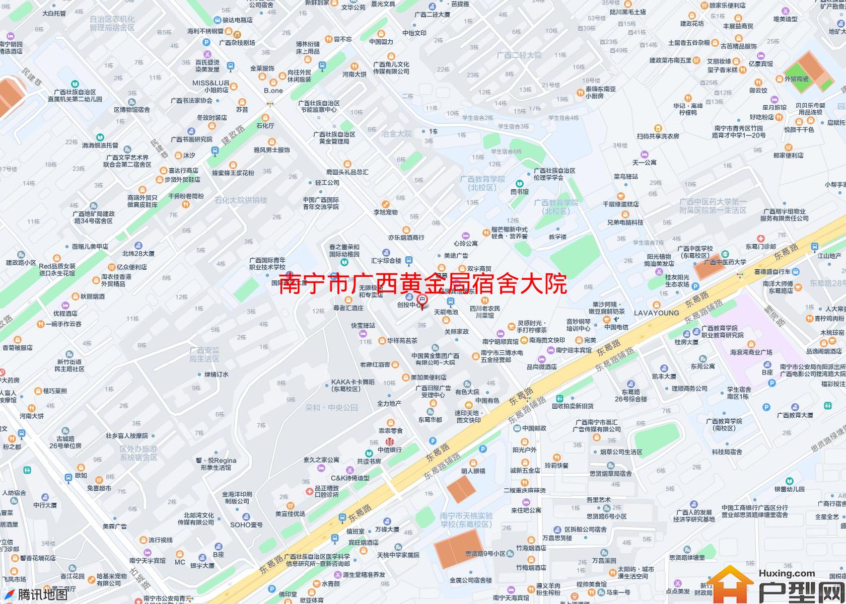 广西黄金局宿舍大院小区 - 户型网
