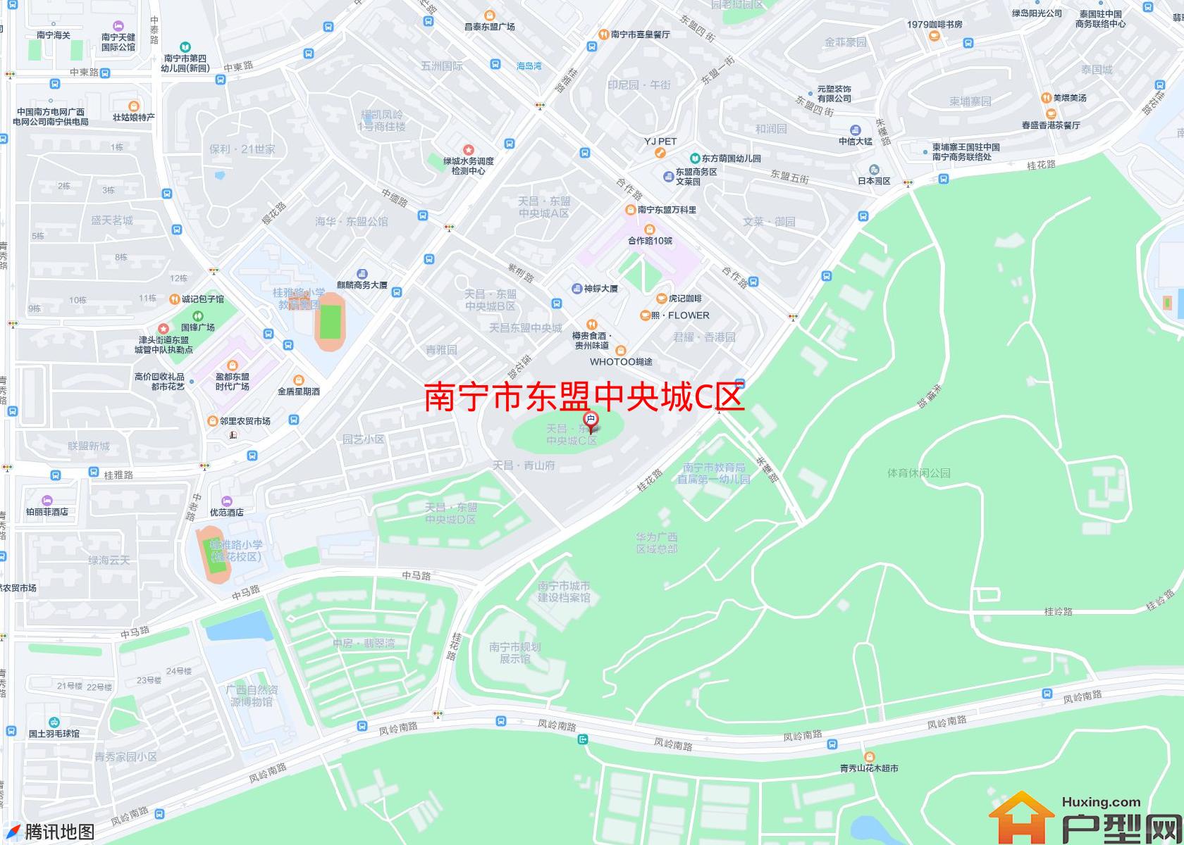 东盟中央城C区小区 - 户型网